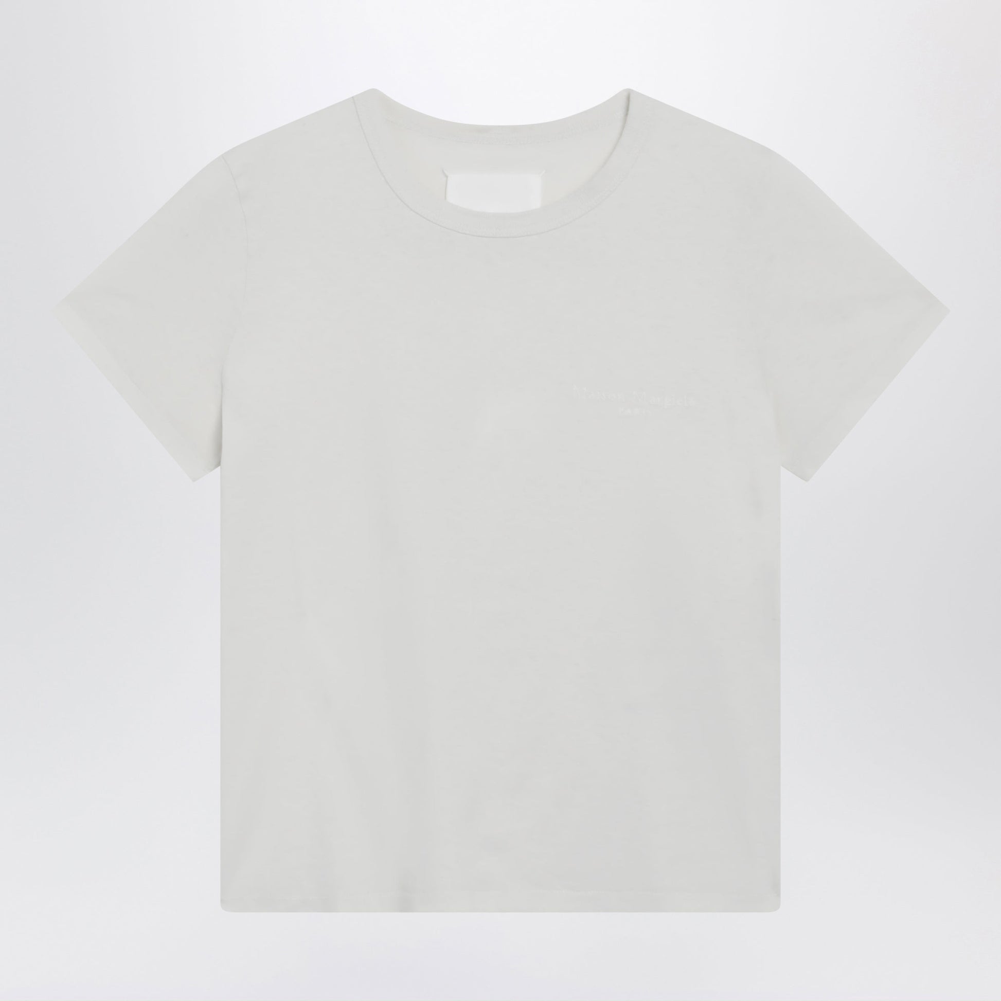 Maison Margiela Cotton Jersey Short-Sleeve Crew-Neck T-Shirt In White Women MAISON MARGIELA