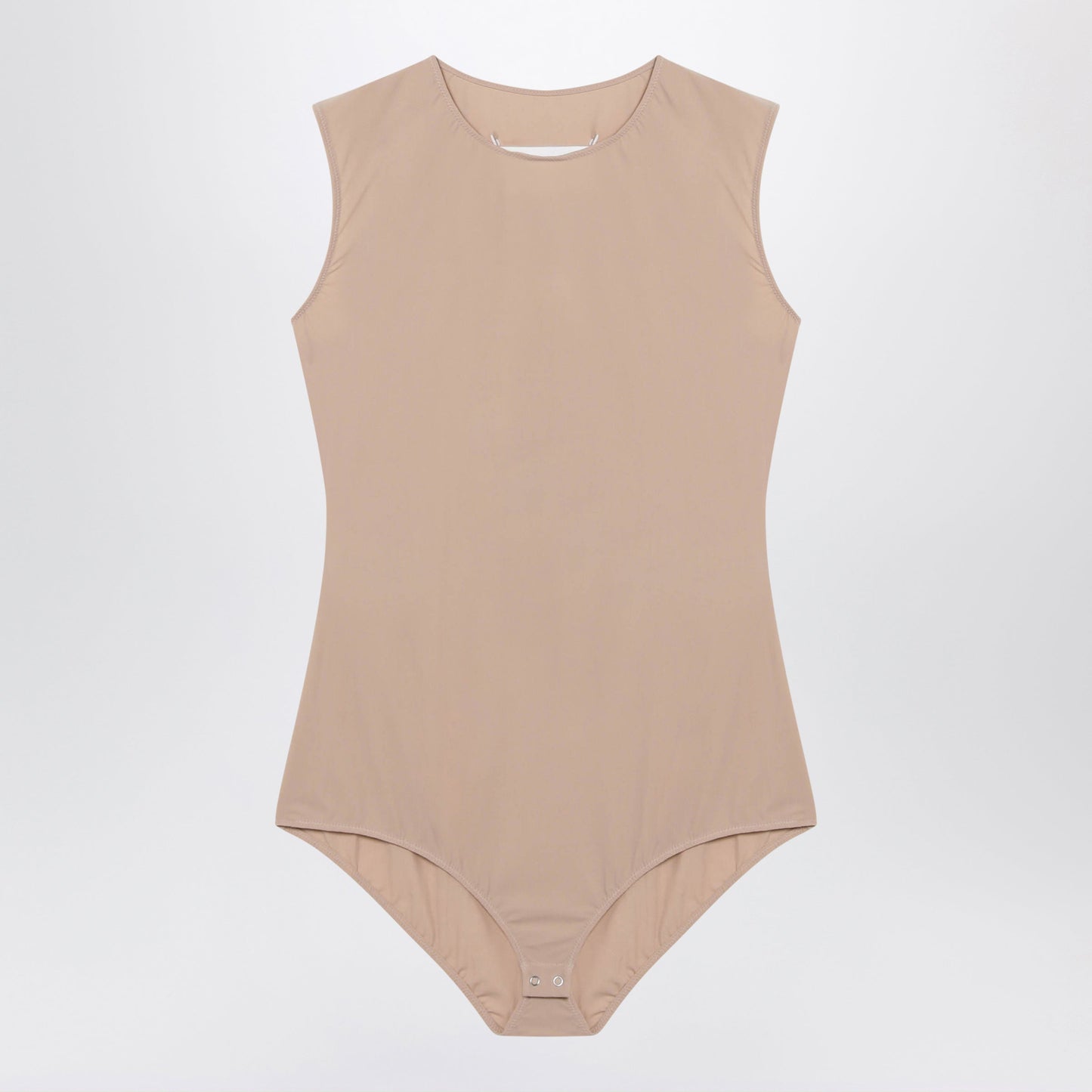 Maison Margiela Nude Bodysuit In Stretch Technical Jersey Women MAISON MARGIELA
