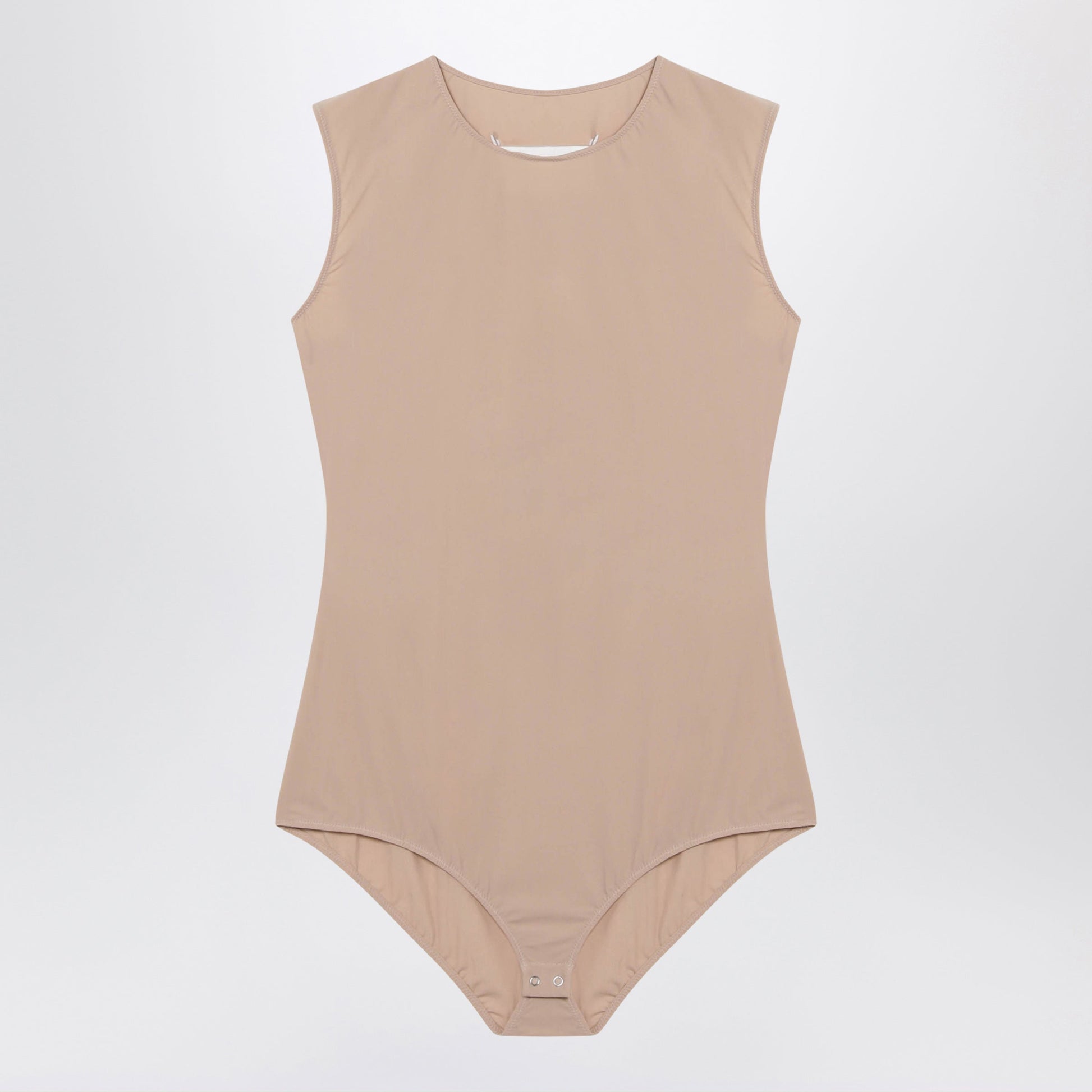 Maison Margiela Nude Bodysuit In Stretch Technical Jersey Women MAISON MARGIELA