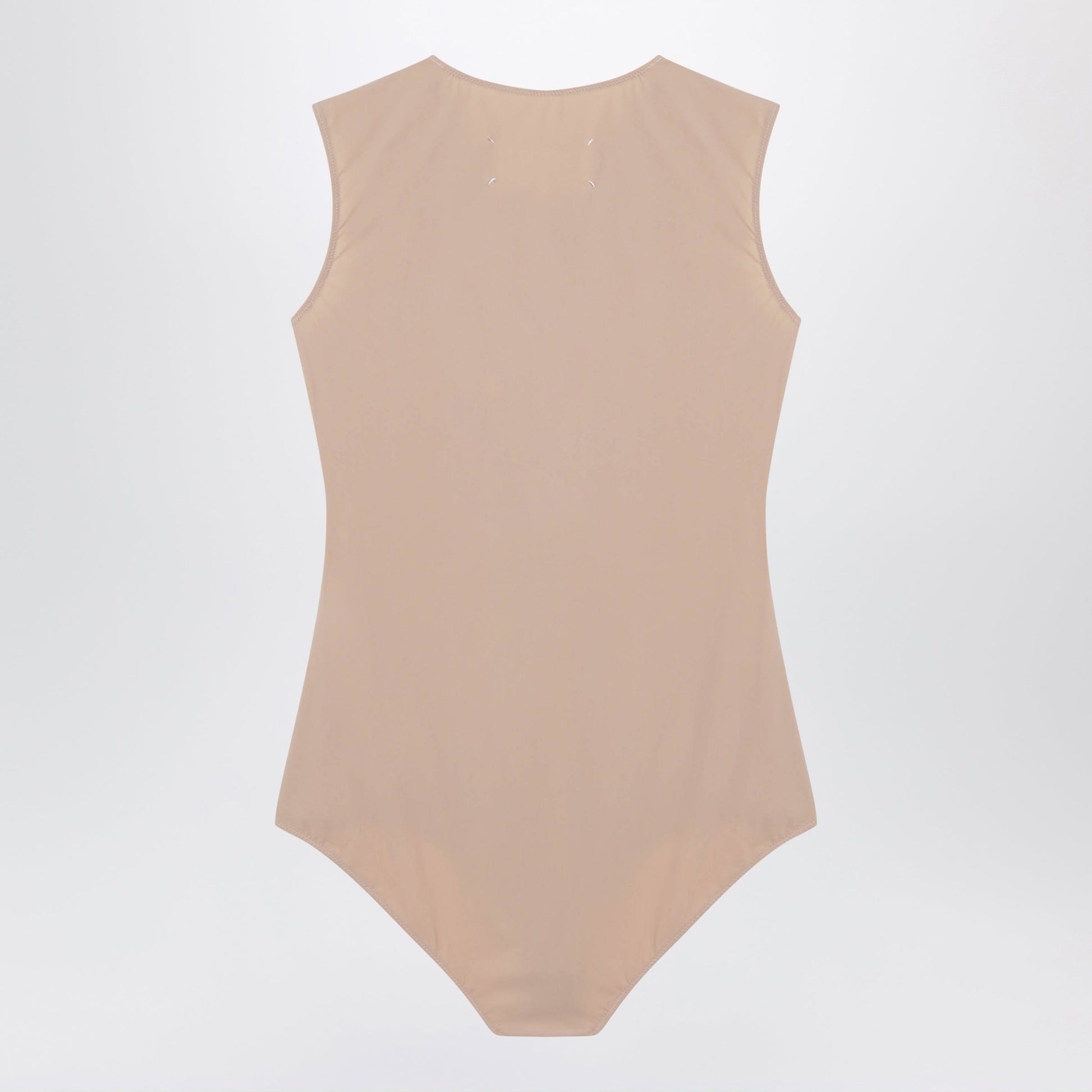 Maison Margiela Nude Bodysuit In Stretch Technical Jersey Women MAISON MARGIELA