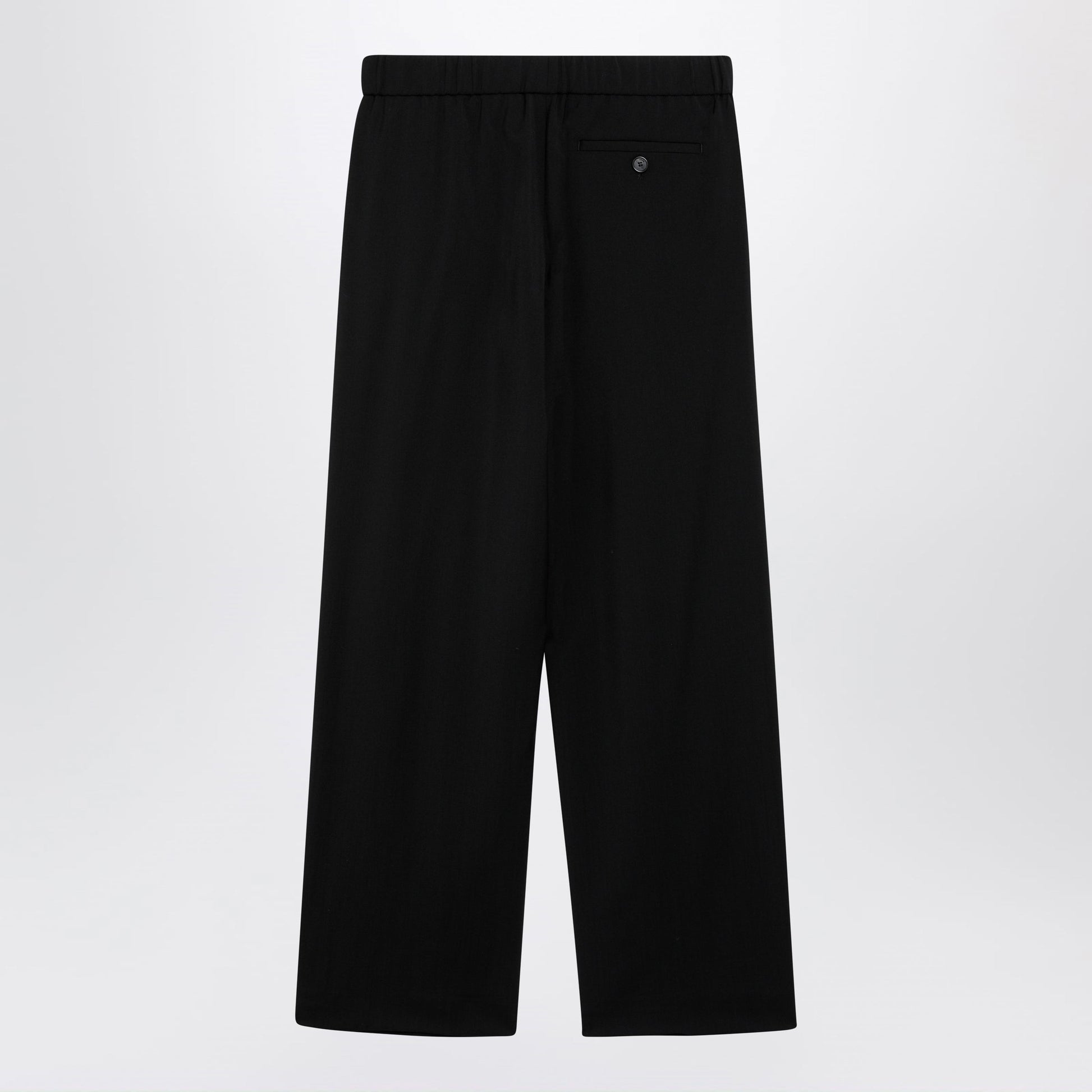 Loewe Elasticated Wool Trousers In Black Women LOEWE
