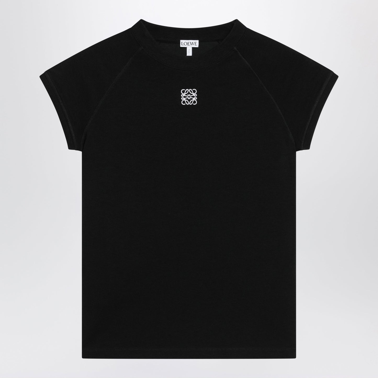 Loewe Black Small-Fit Cotton-Blend T-Shirt Women LOEWE