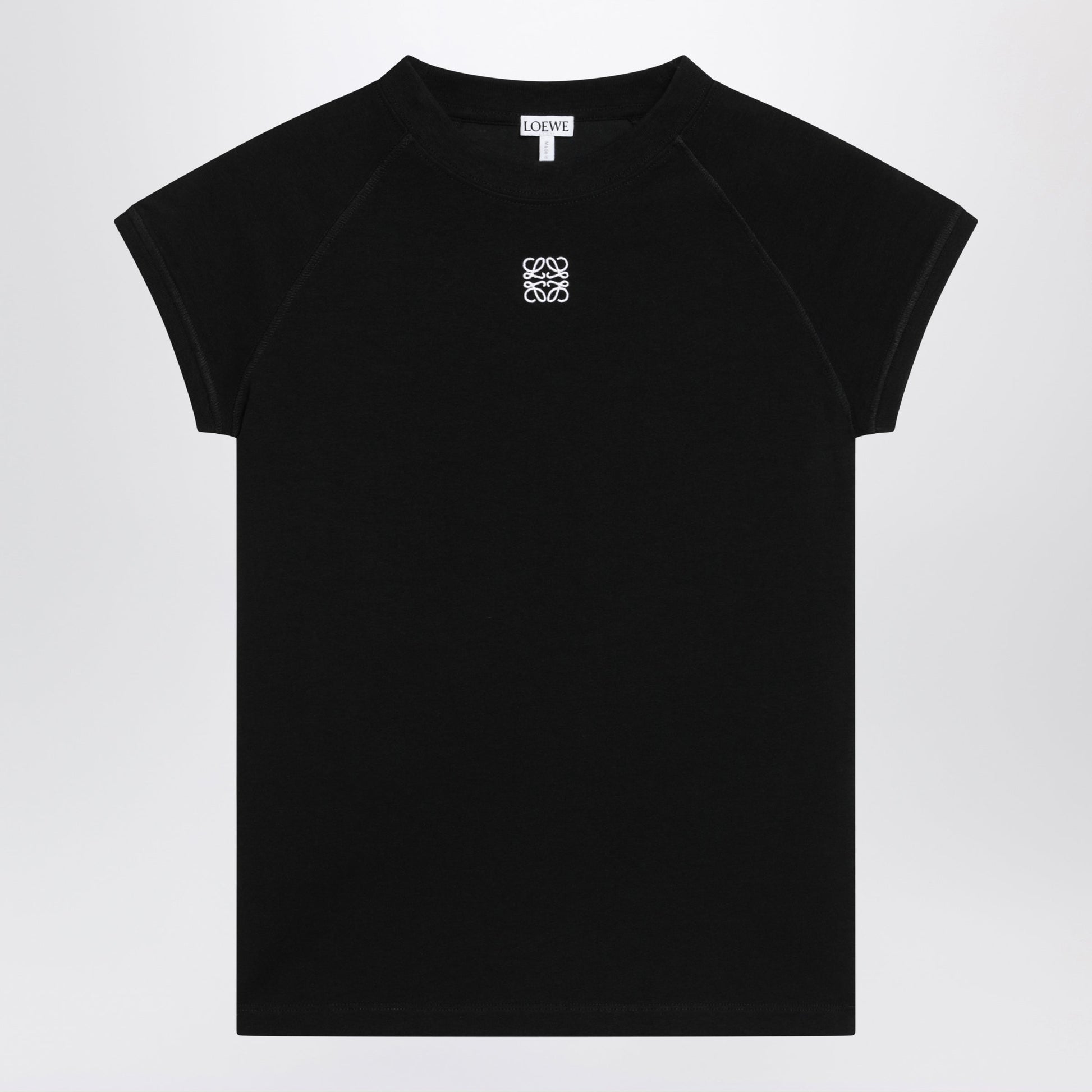 Loewe Black Small-Fit Cotton-Blend T-Shirt Women LOEWE