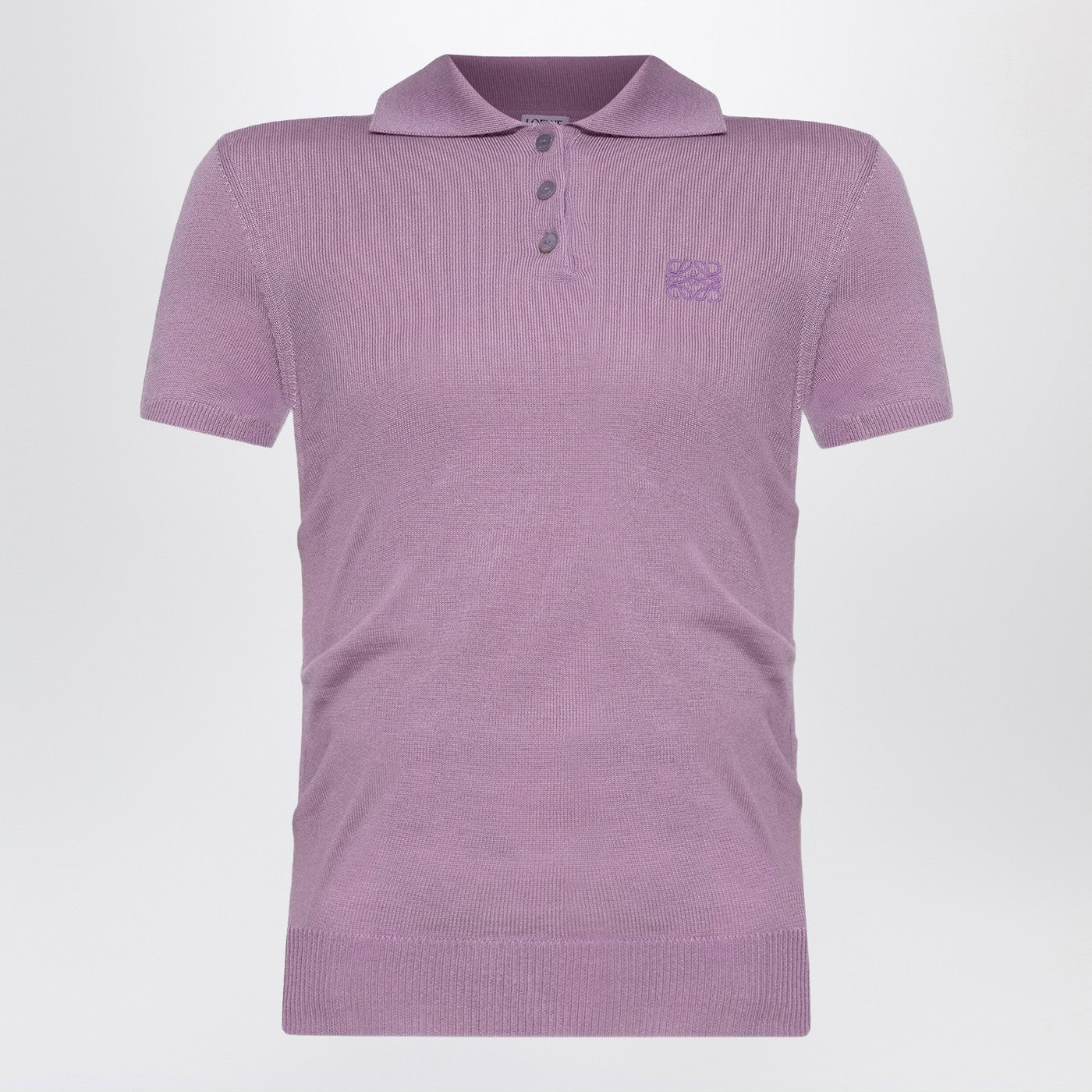 Loewe Lilac Polo In Cashmere And Silk Women LOEWE