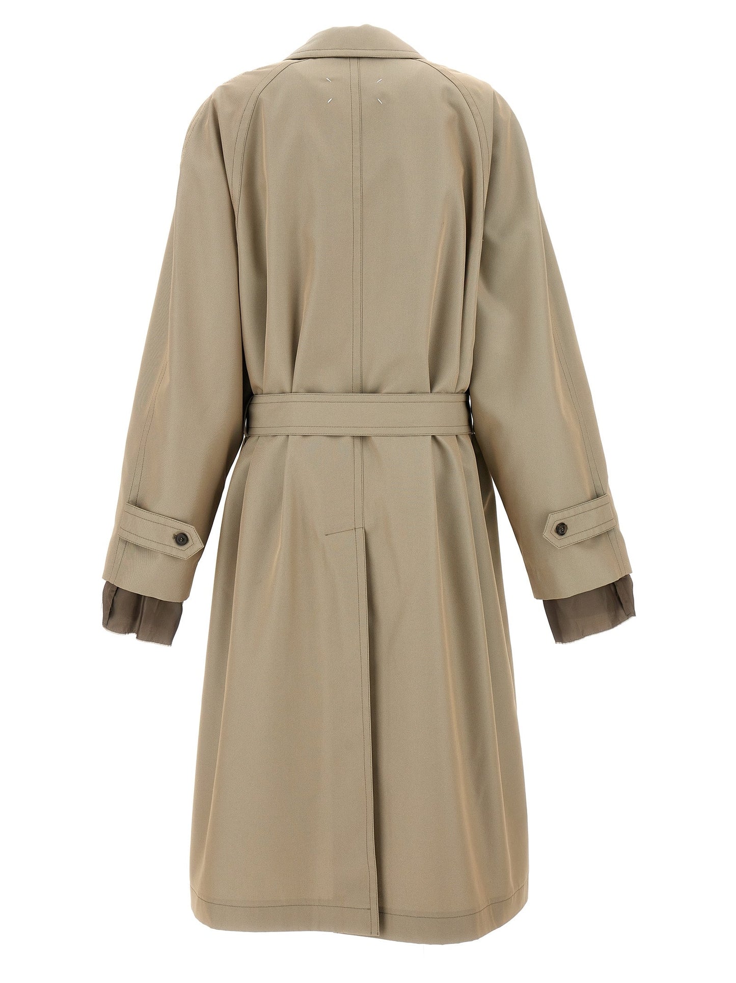 Maison Margiela Men Long Single-Breasted Trench Coat MAISON MARGIELA