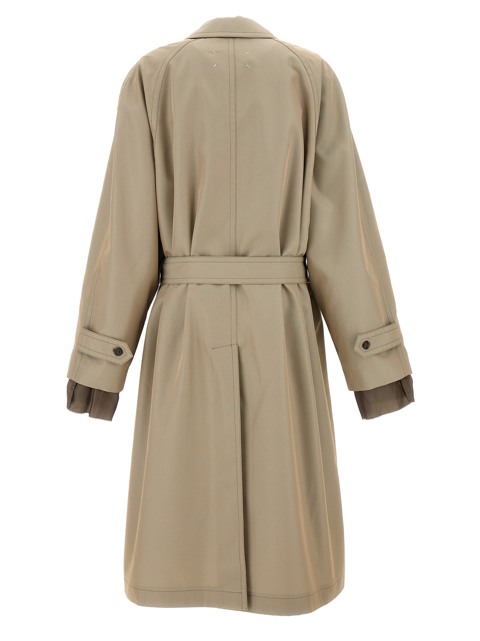 Maison Margiela Men Long Single-Breasted Trench Coat MAISON MARGIELA