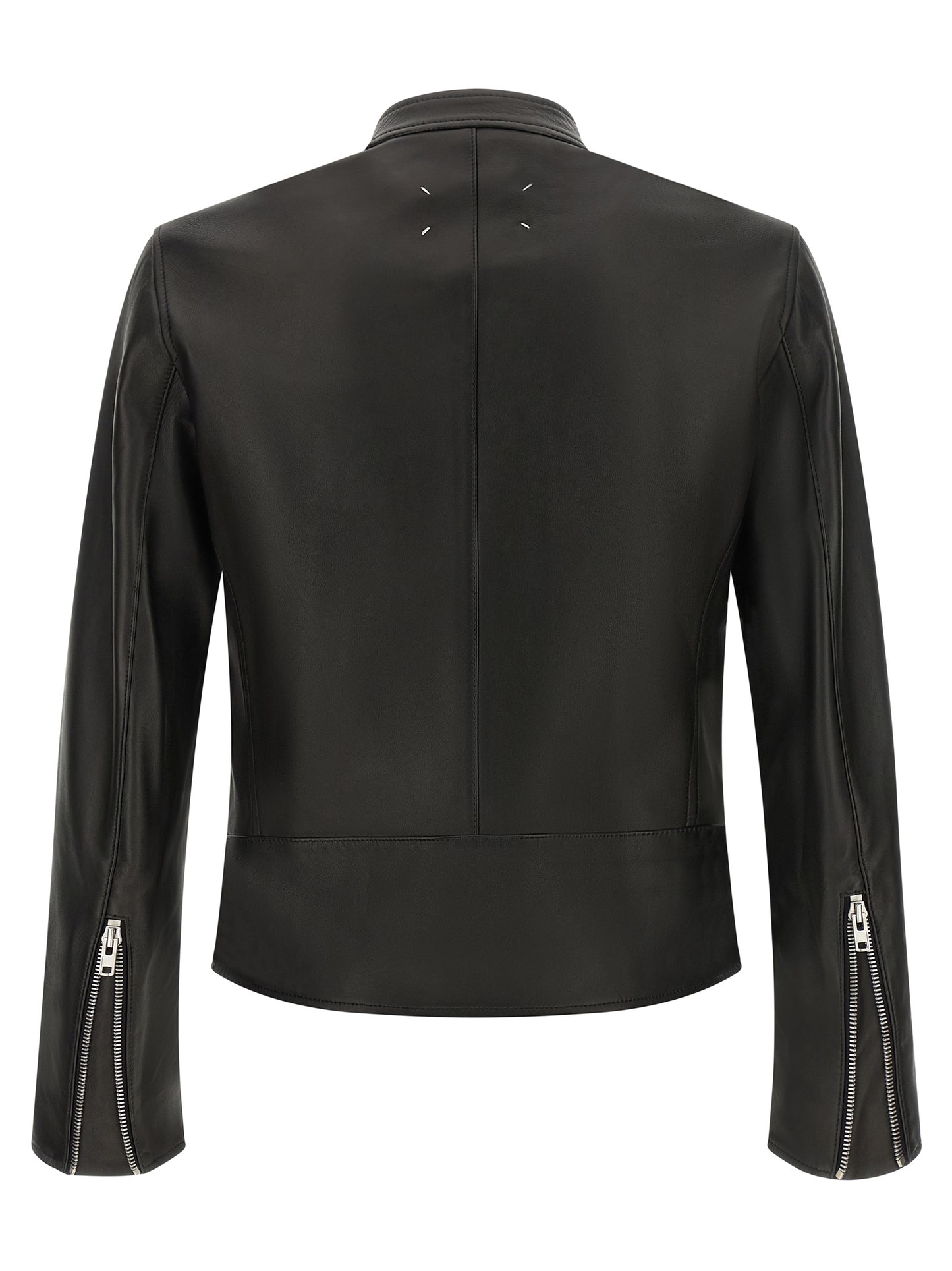 Maison Margiela Men '5-Zip' Leather Jacket MAISON MARGIELA