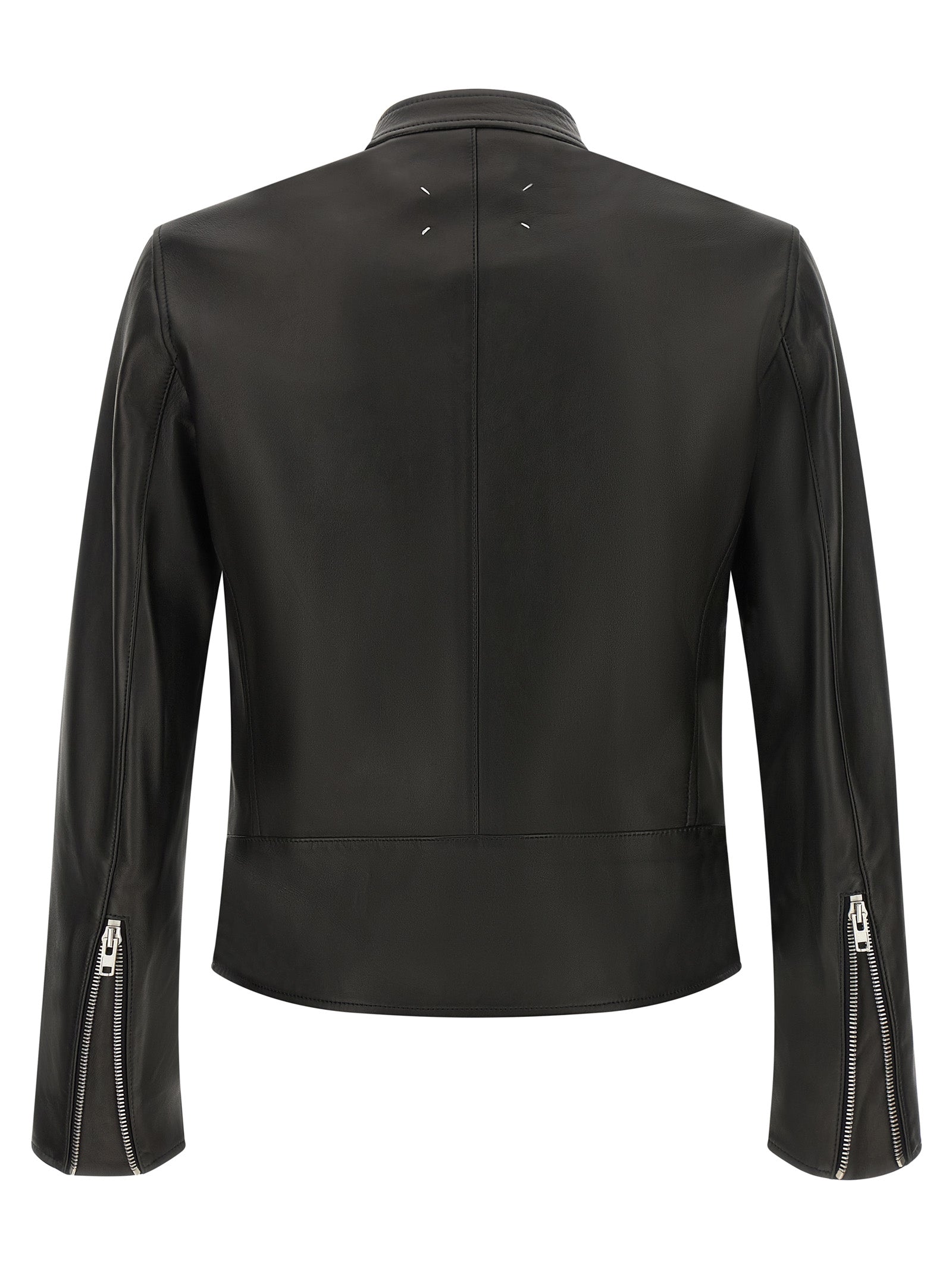 Maison Margiela Men '5-Zip' Leather Jacket MAISON MARGIELA