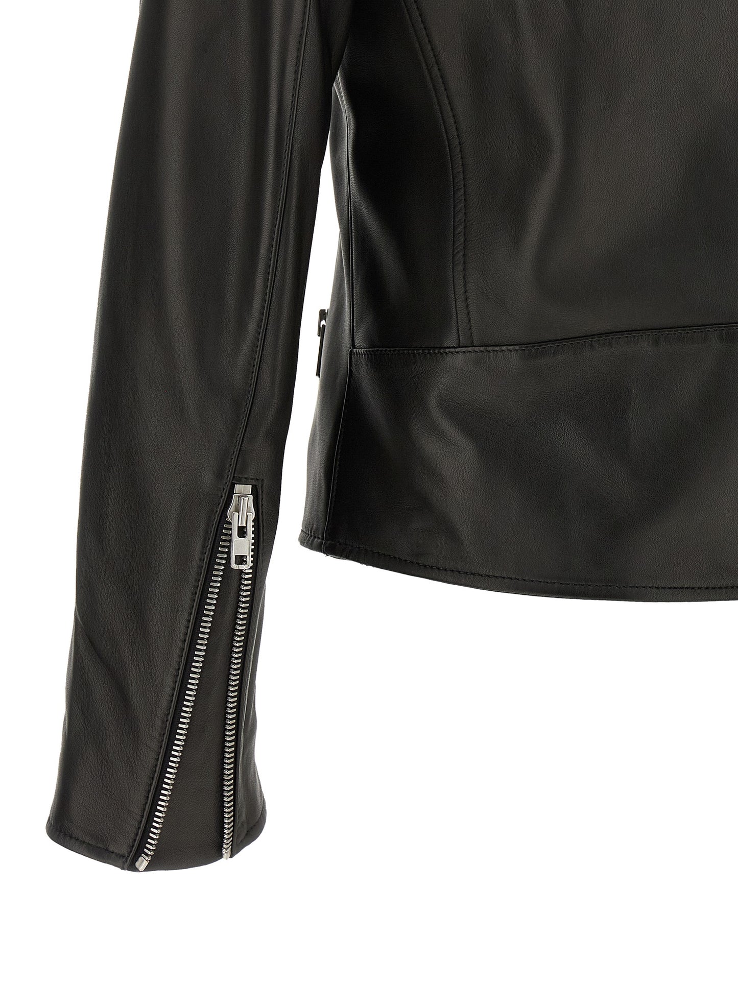 Maison Margiela Men '5-Zip' Leather Jacket MAISON MARGIELA