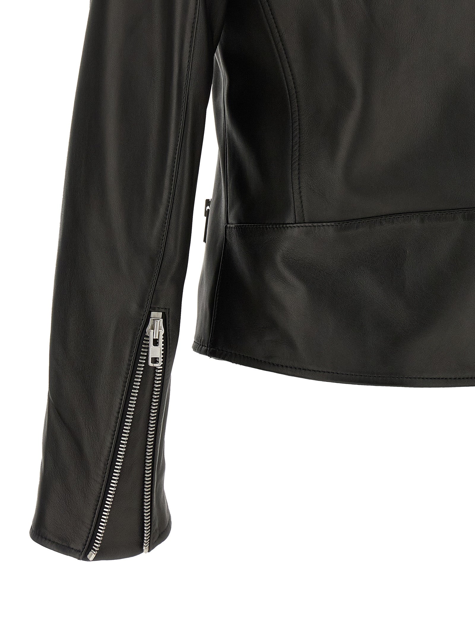 Maison Margiela Men '5-Zip' Leather Jacket MAISON MARGIELA