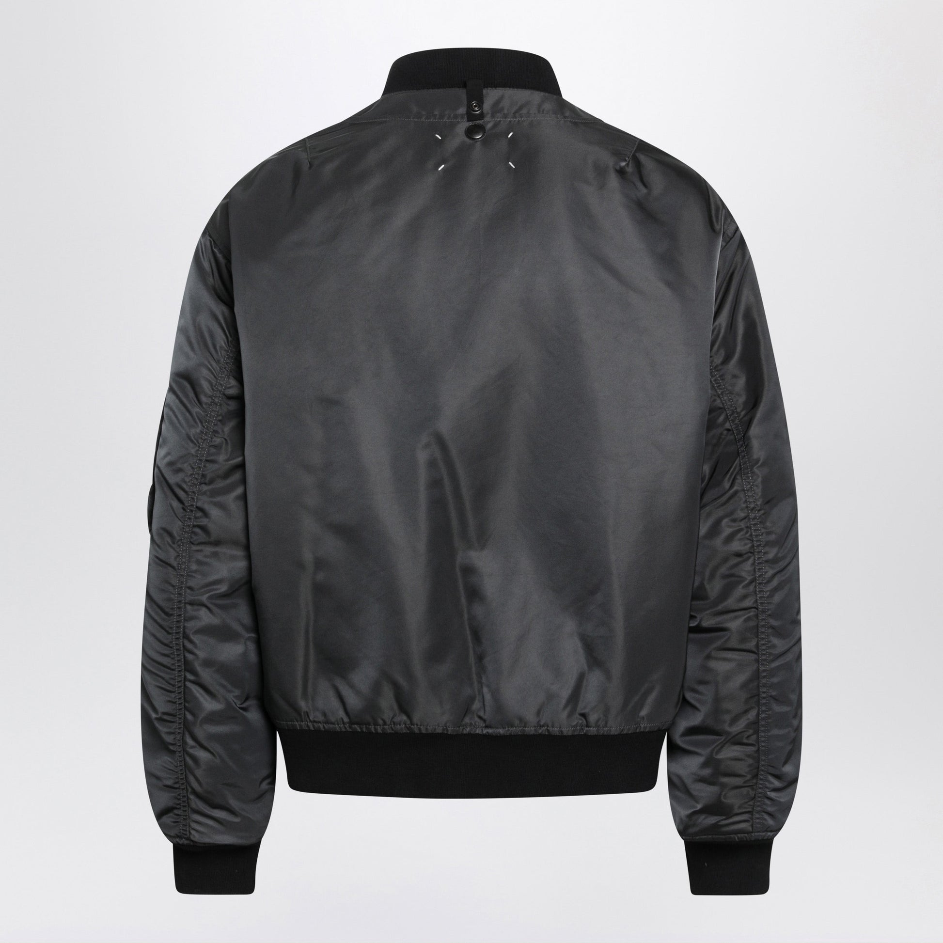 Maison Margiela Dark Grey Reversible Bomber In Nylon Men MAISON MARGIELA