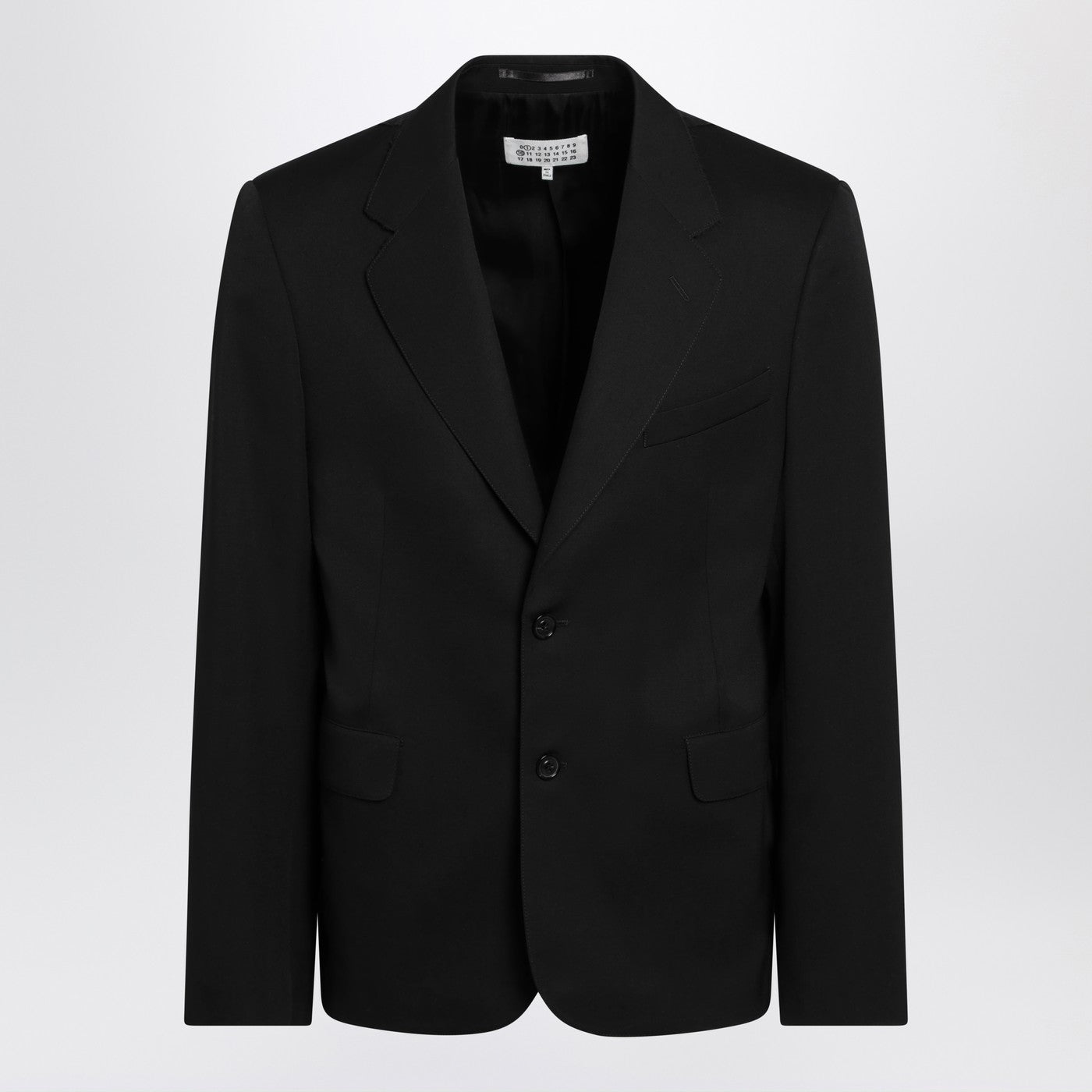 Maison Margiela Black Wool Single-Breasted Jacket Men MAISON MARGIELA