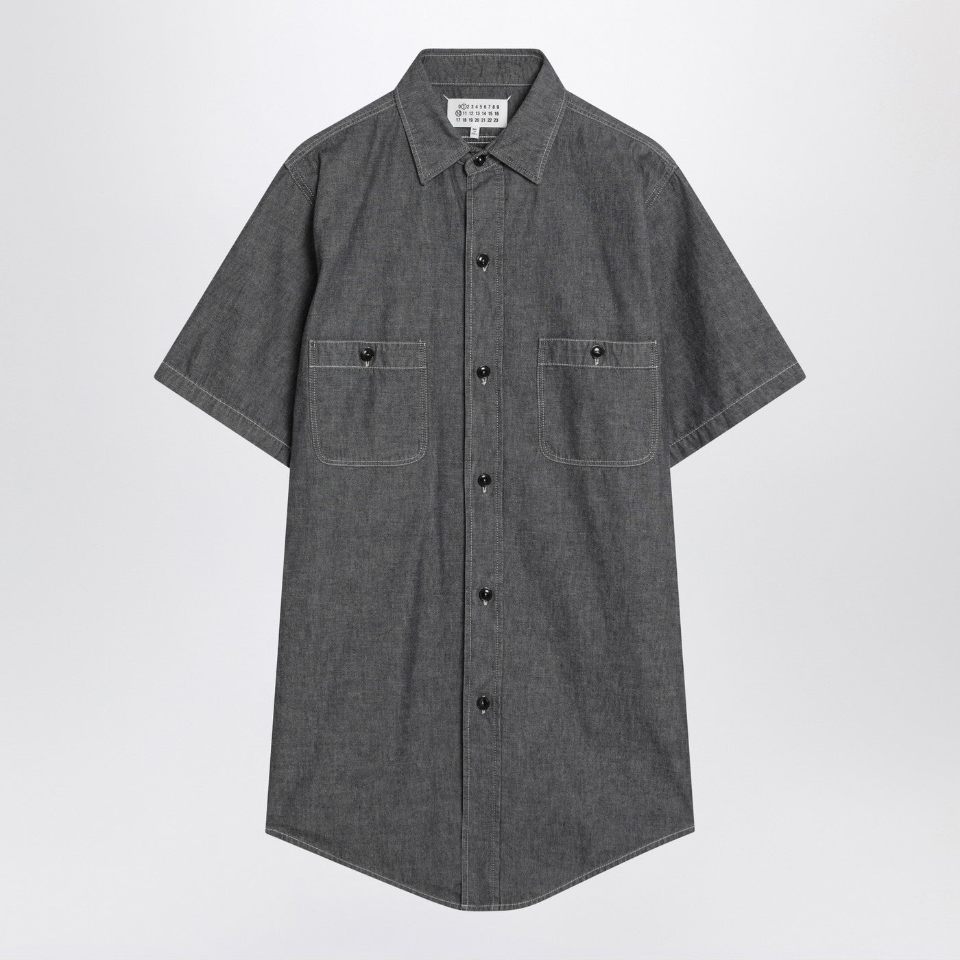 Maison Margiela Gray Cotton Shirt Men MAISON MARGIELA