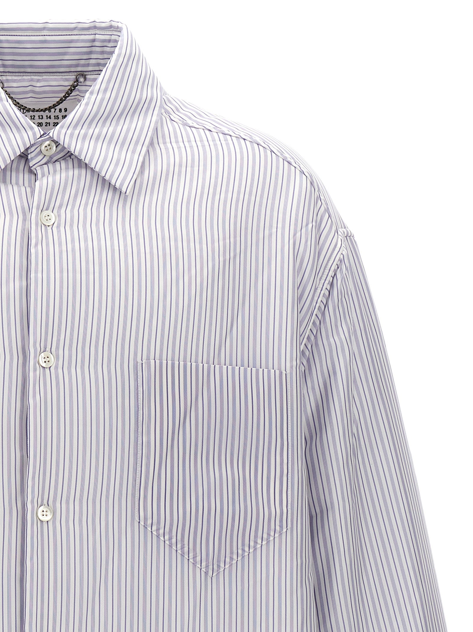 Maison Margiela Men Striped Shirt Jacket MAISON MARGIELA