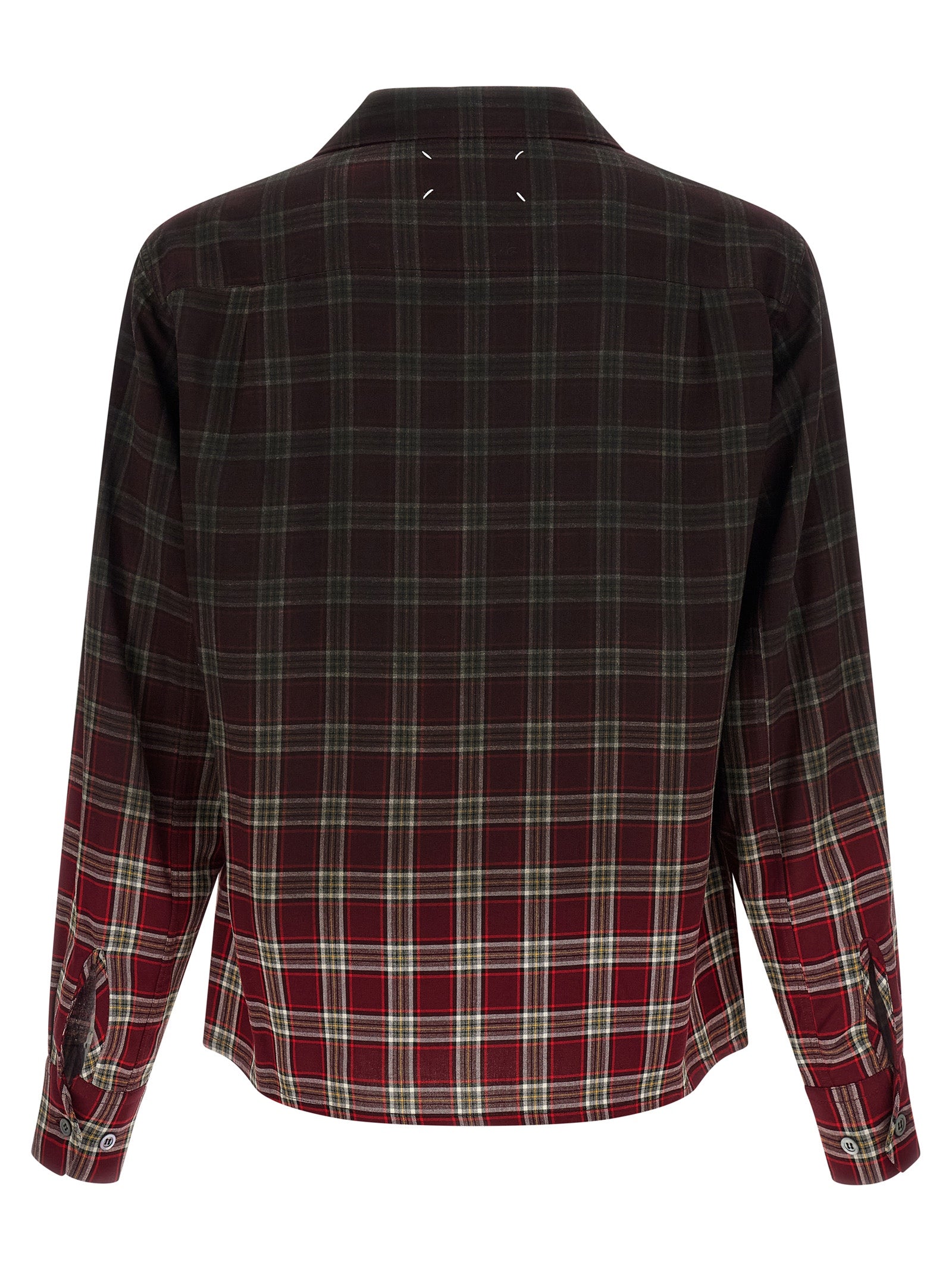 Maison Margiela Men Check Shirt With Gradient Effect MAISON MARGIELA
