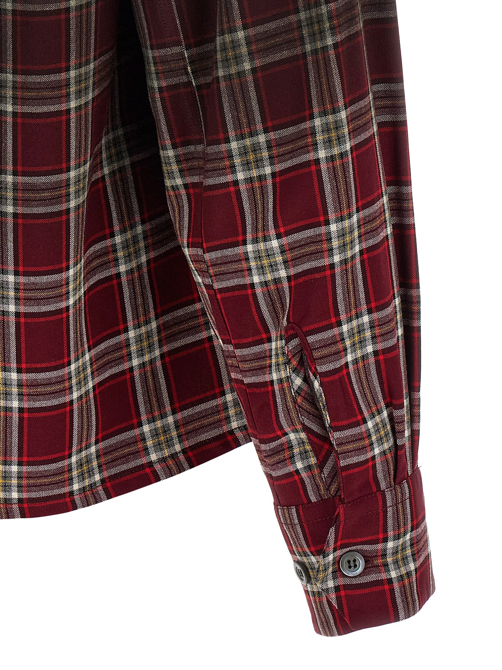 Maison Margiela Men Check Shirt With Gradient Effect MAISON MARGIELA