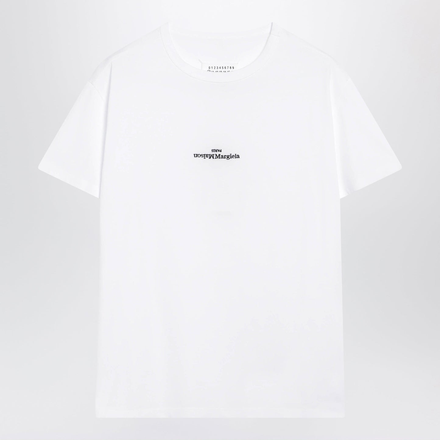Maison Margiela White Cotton Jersey T-Shirt With Logo Reverse Women MAISON MARGIELA