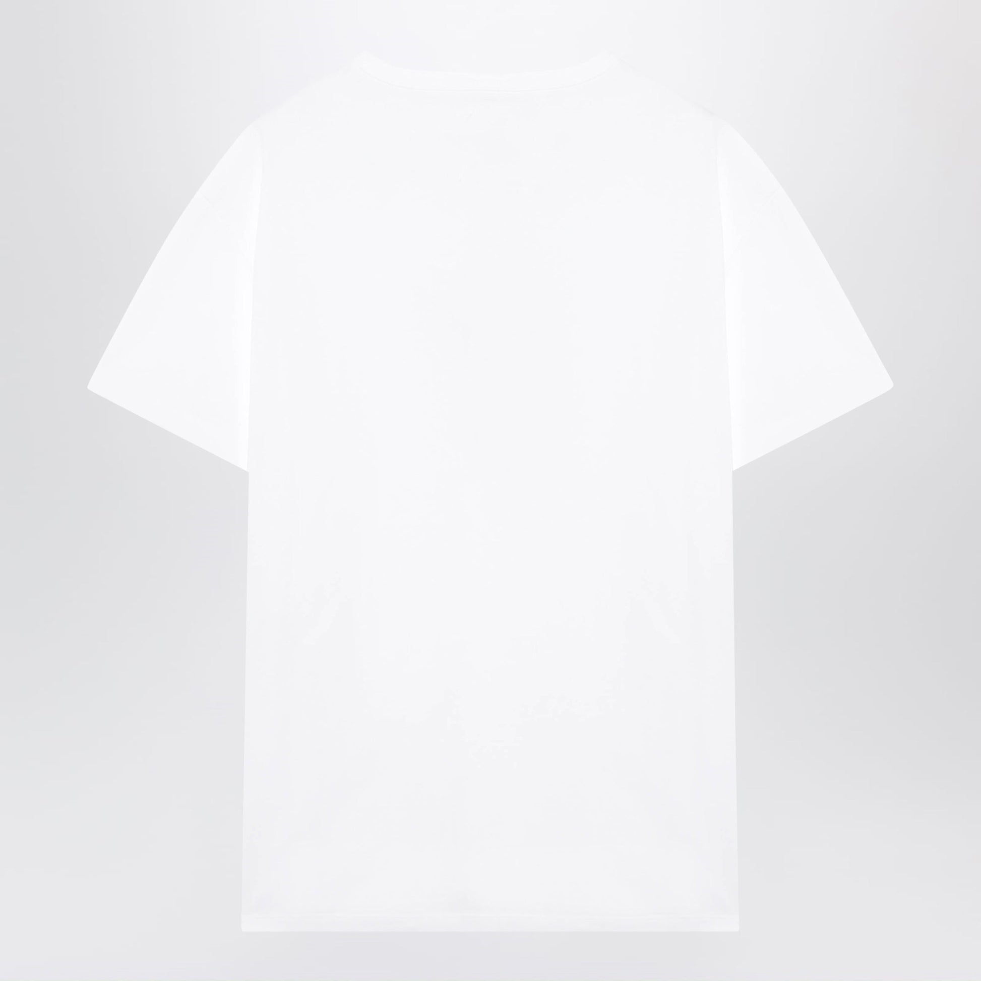 Maison Margiela White Cotton T-Shirt With Logo Men MAISON MARGIELA
