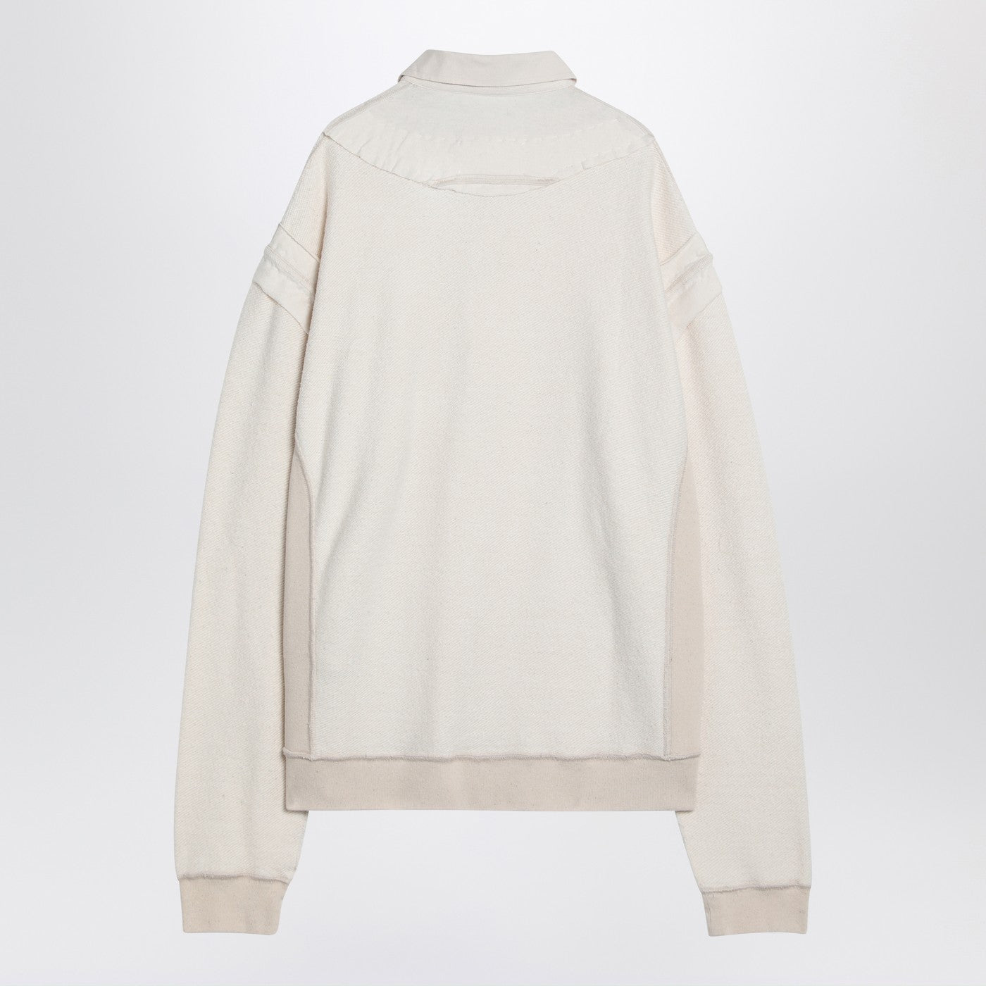 Maison Margiela Distressed-Effect Ecru Sweatshirt Men MAISON MARGIELA