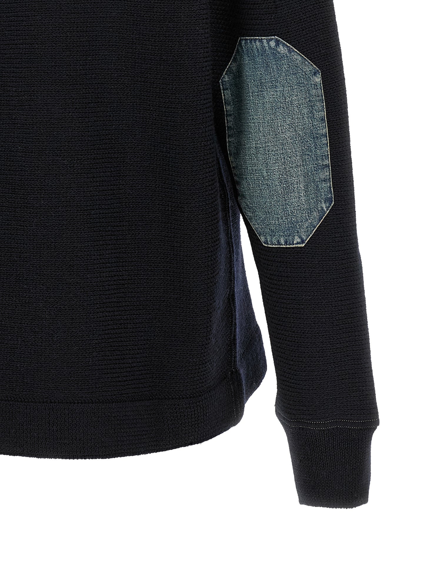 Maison Margiela Men Denim Patch Sweater MAISON MARGIELA
