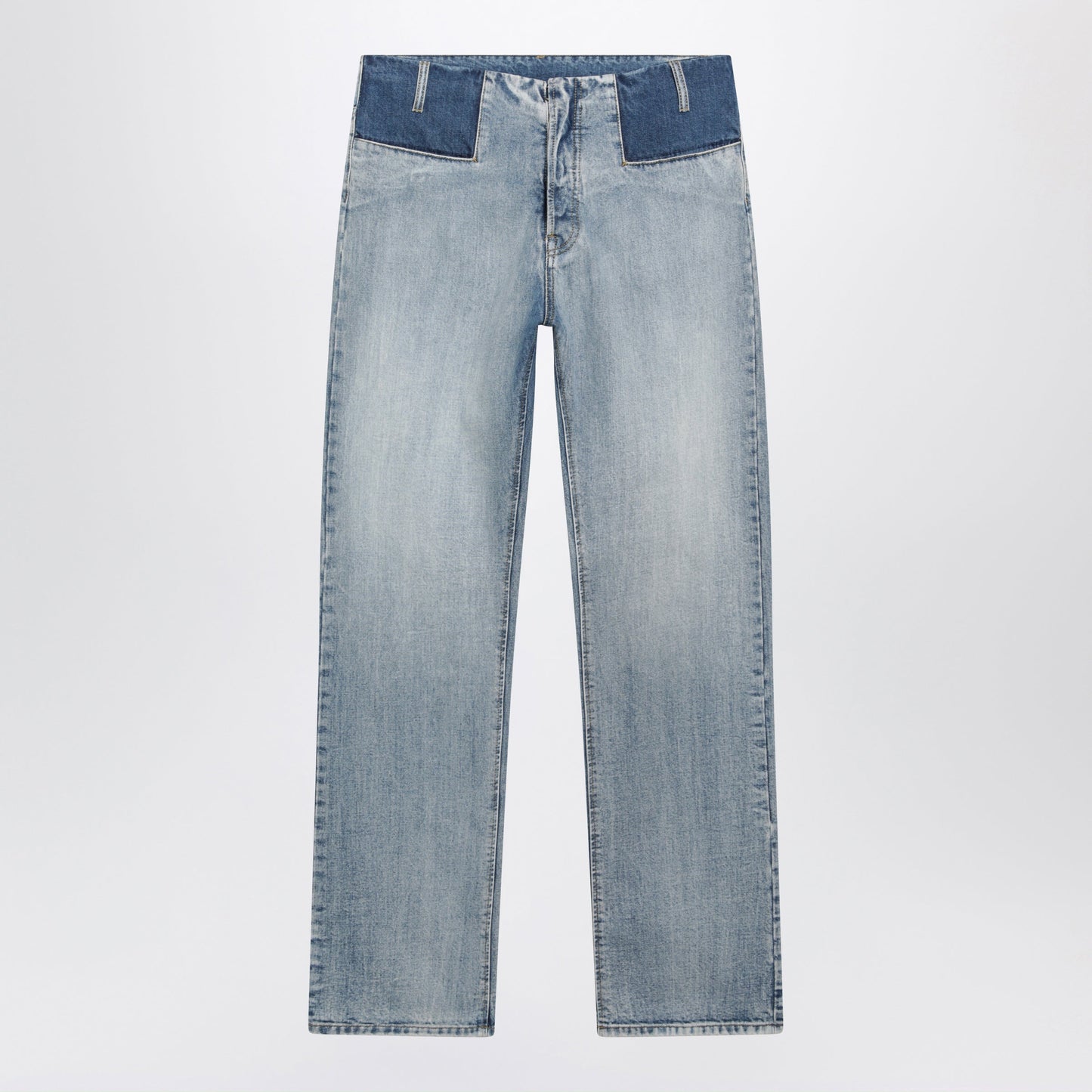 Maison Margiela Patchwork Jeans In Indigo Blue Denim Men MAISON MARGIELA