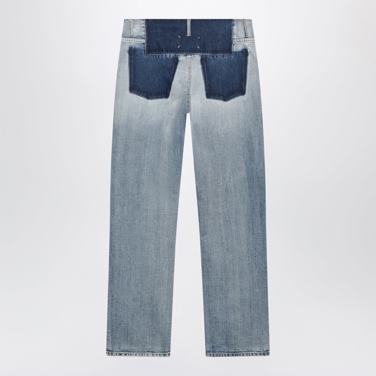 Maison Margiela Patchwork Jeans In Indigo Blue Denim Men MAISON MARGIELA