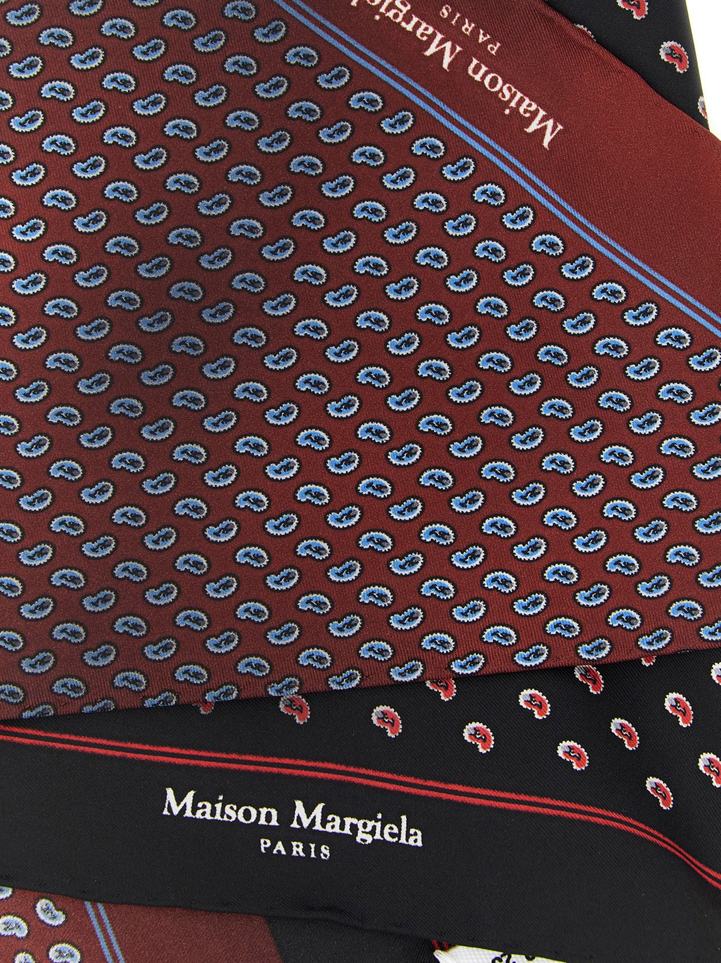 Maison Margiela Men Paisley Print Double-Sided Scarf MAISON MARGIELA