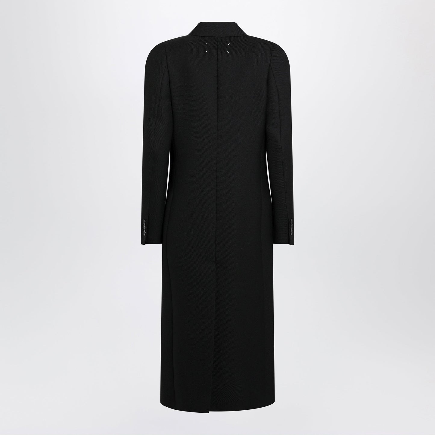 Maison Margiela Black Wool Double-Breasted Coat Women MAISON MARGIELA