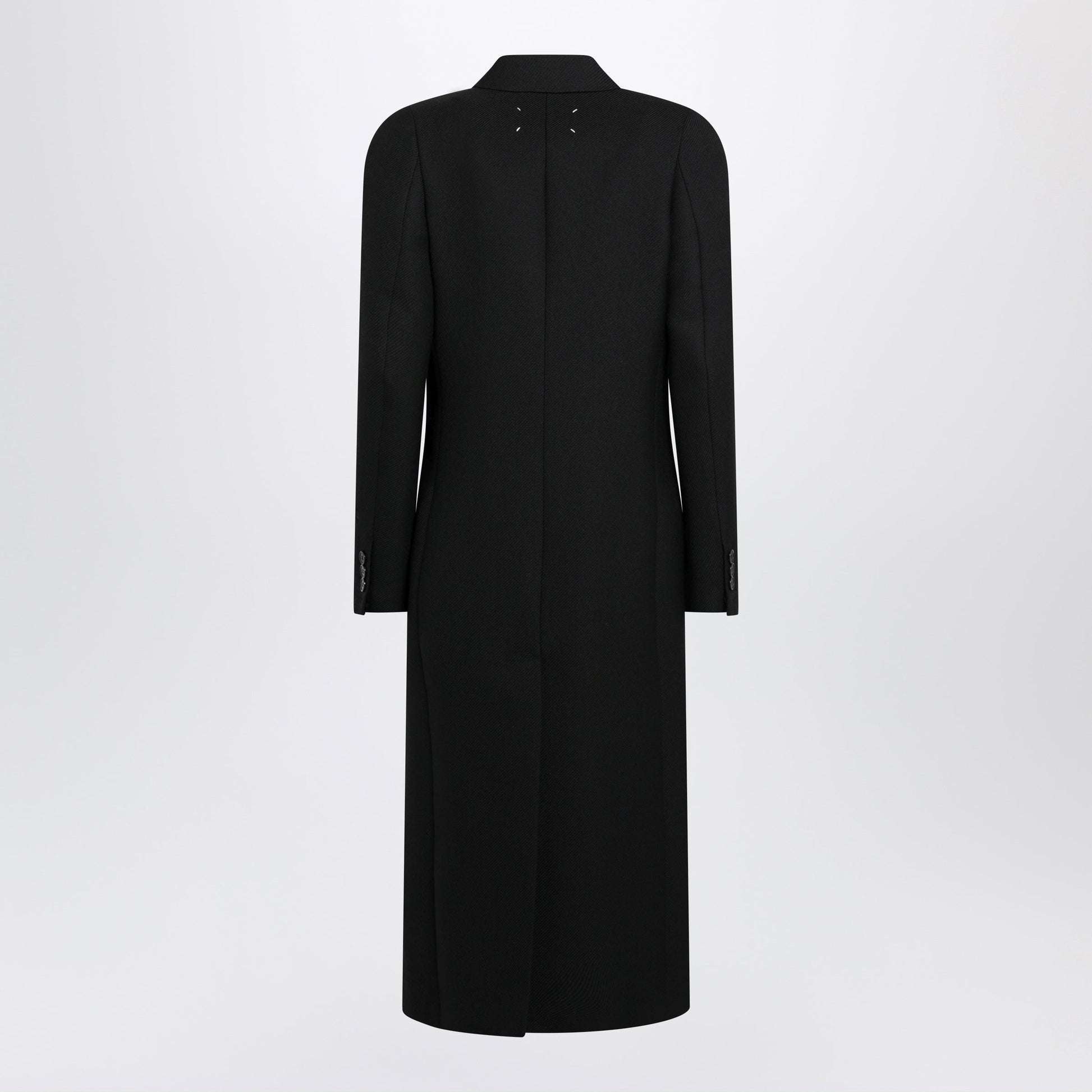 Maison Margiela Black Wool Double-Breasted Coat Women MAISON MARGIELA