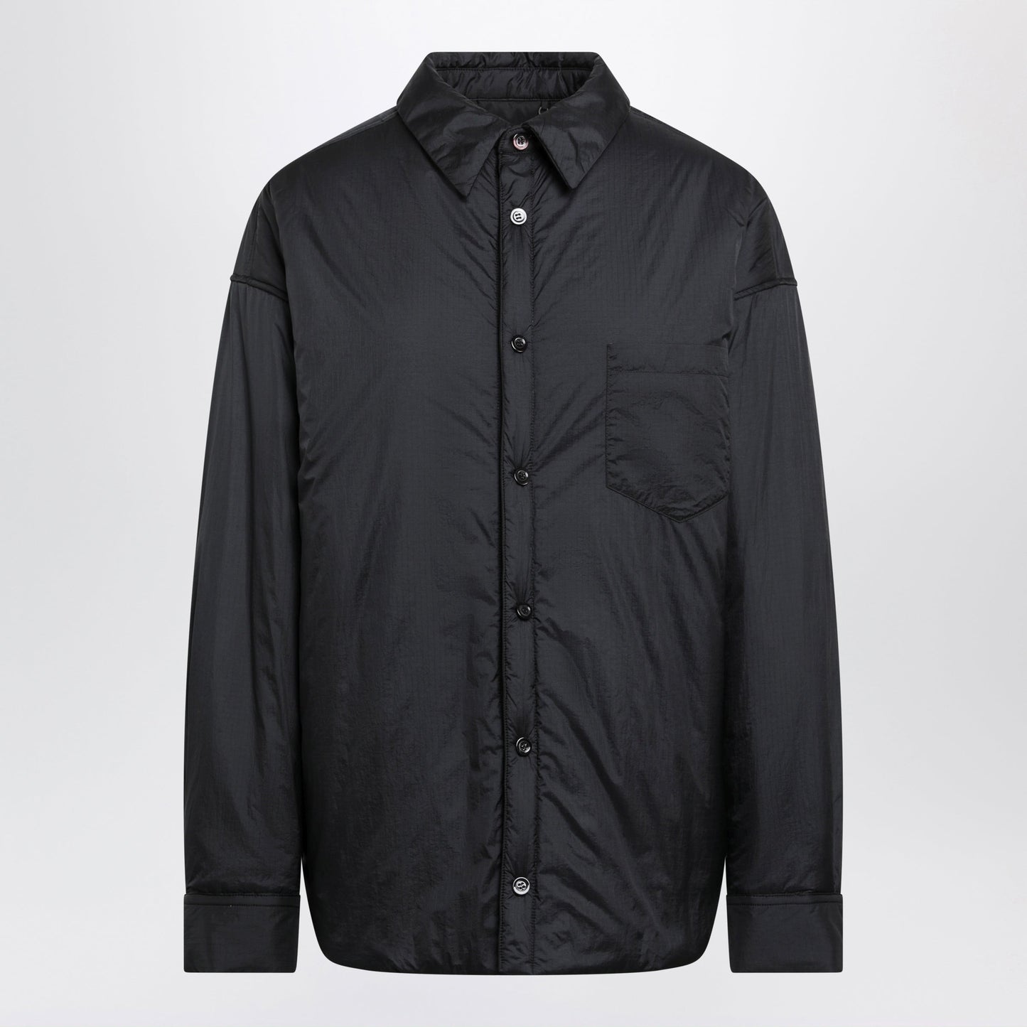 Maison Margiela Oversized Black Padded Jacket In Polyamide Women MAISON MARGIELA