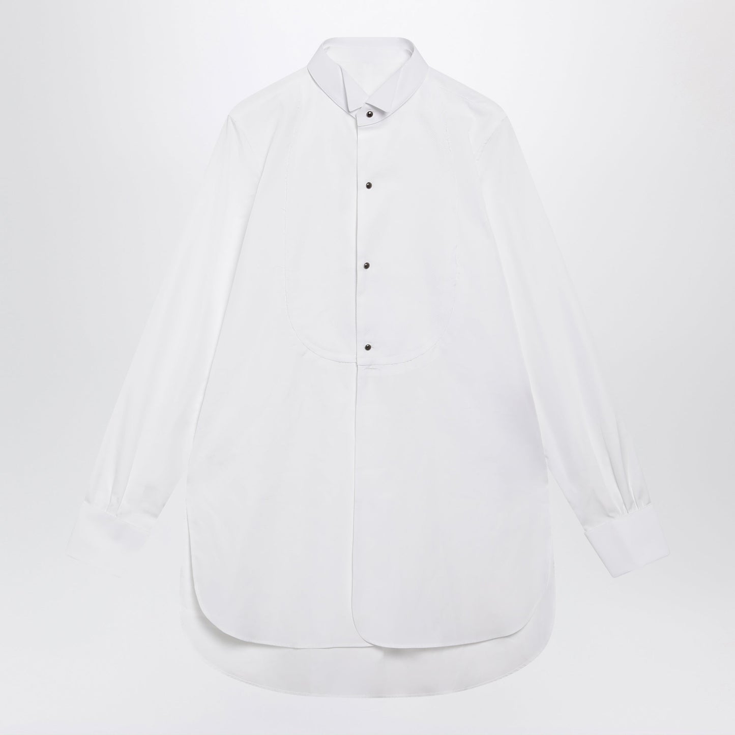 Maison Margiela Long-Sleeve Cotton Poplin Shirt In White Women MAISON MARGIELA