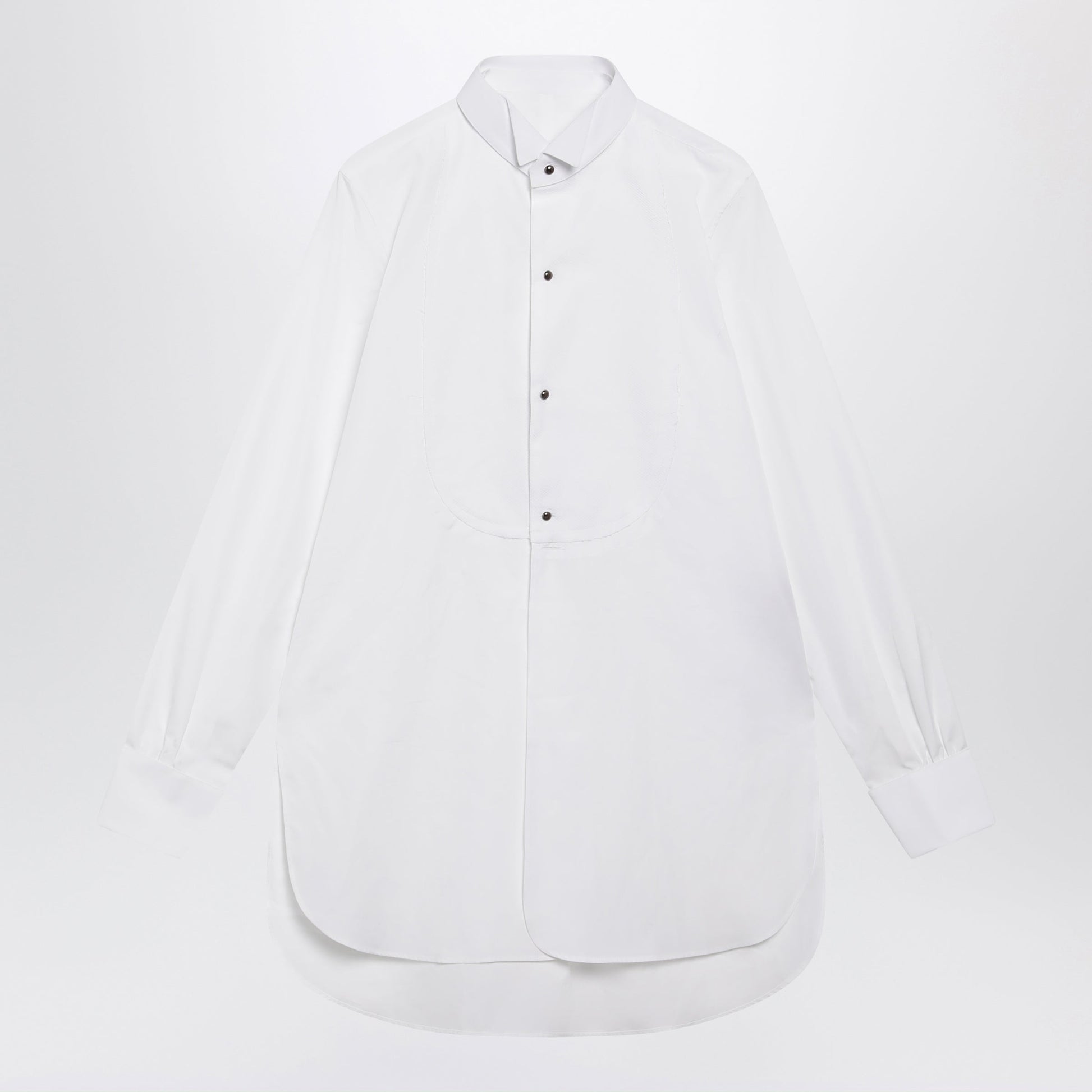 Maison Margiela Long-Sleeve Cotton Poplin Shirt In White Women MAISON MARGIELA