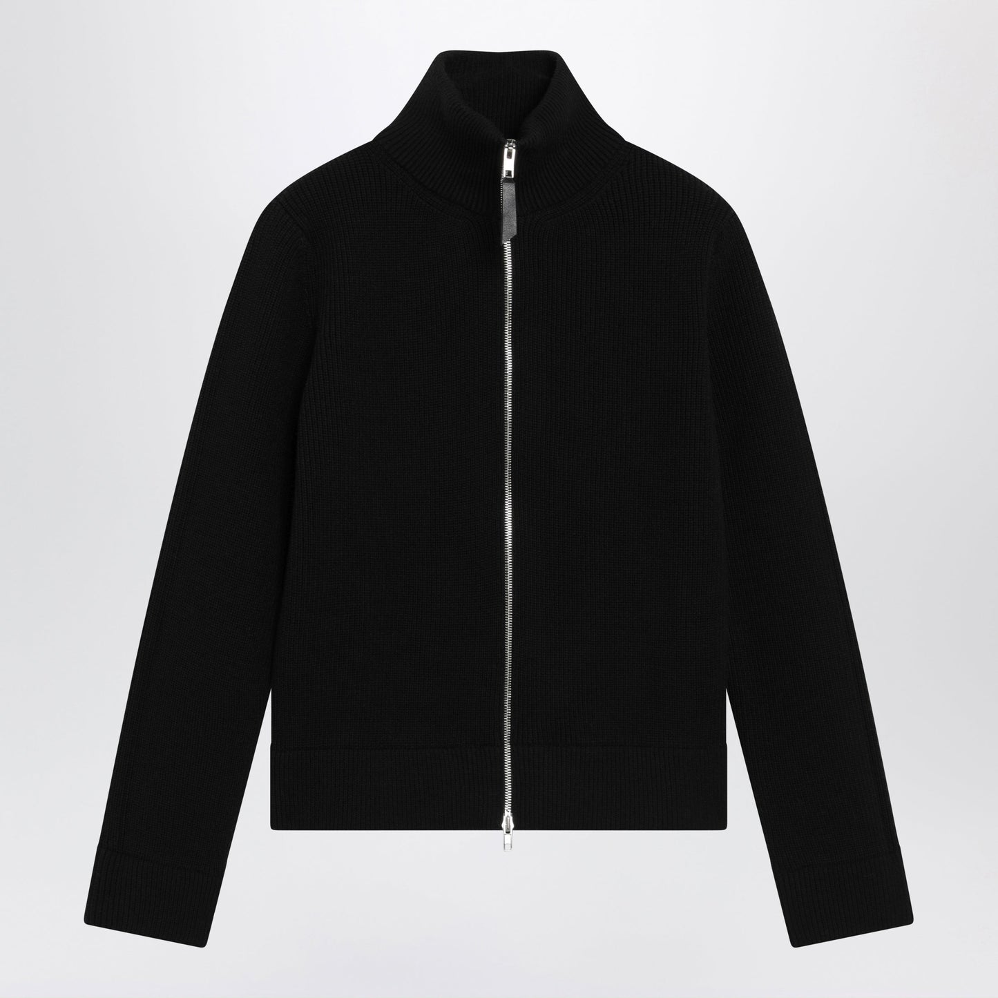 Maison Margiela Black Wool-Blend Zip Cardigan Women MAISON MARGIELA