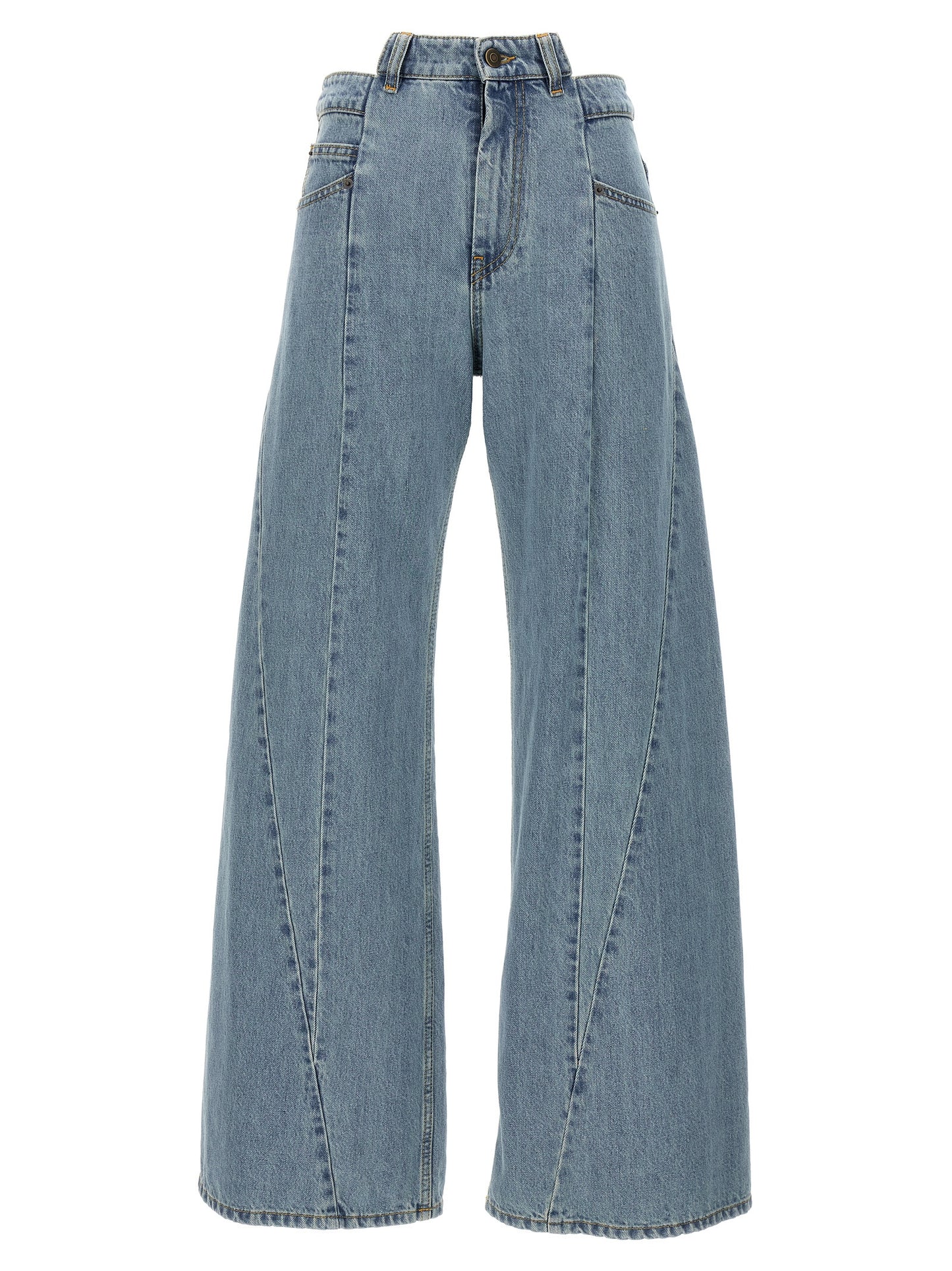 Maison Margiela Women Jeans Asymmetrical Waist MAISON MARGIELA