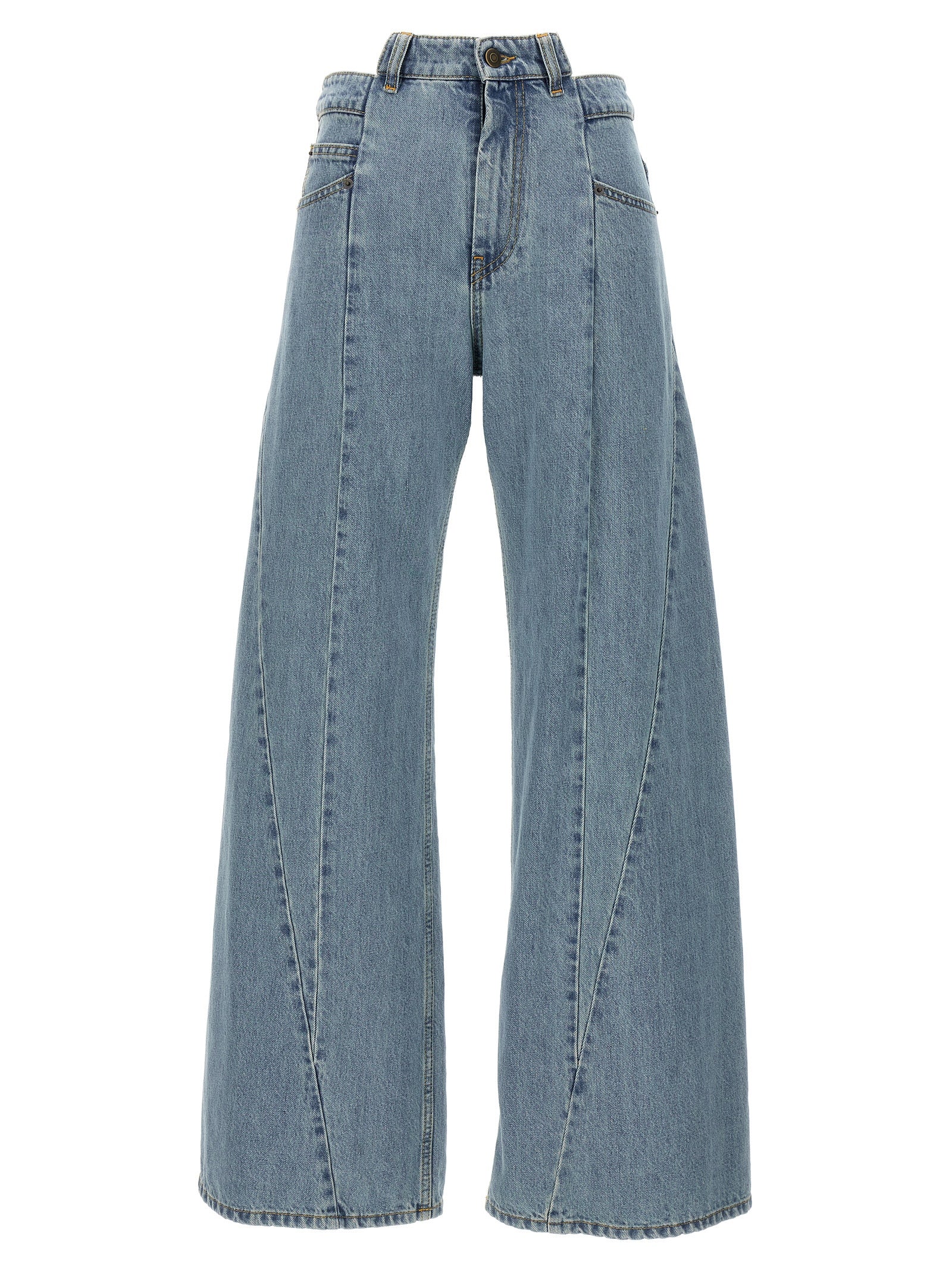 Maison Margiela Women Jeans Asymmetrical Waist MAISON MARGIELA