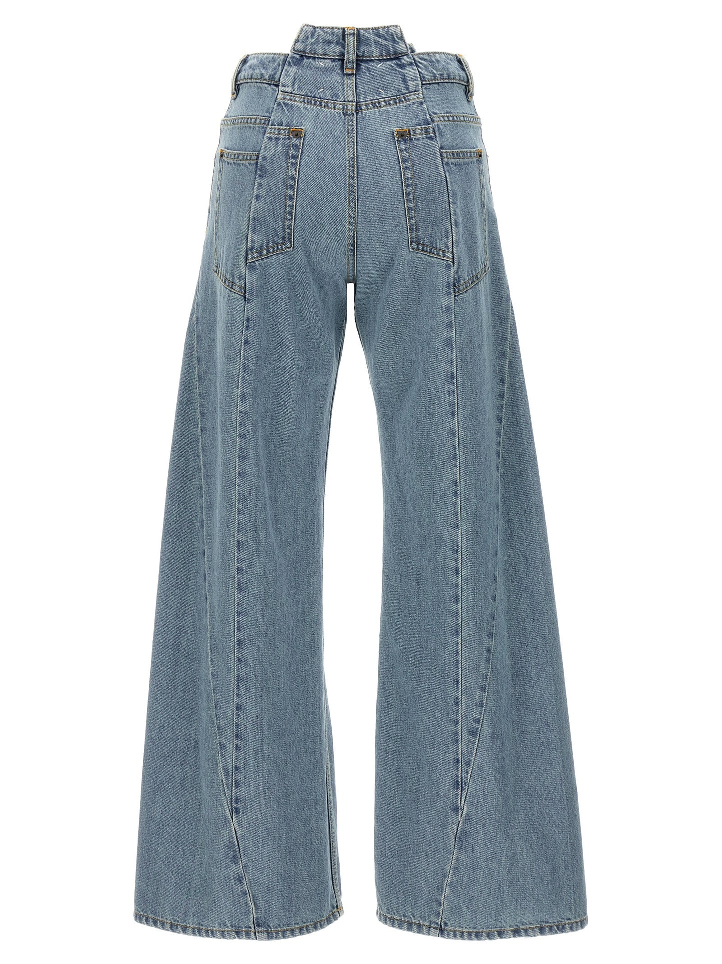 Maison Margiela Women Jeans Asymmetrical Waist MAISON MARGIELA