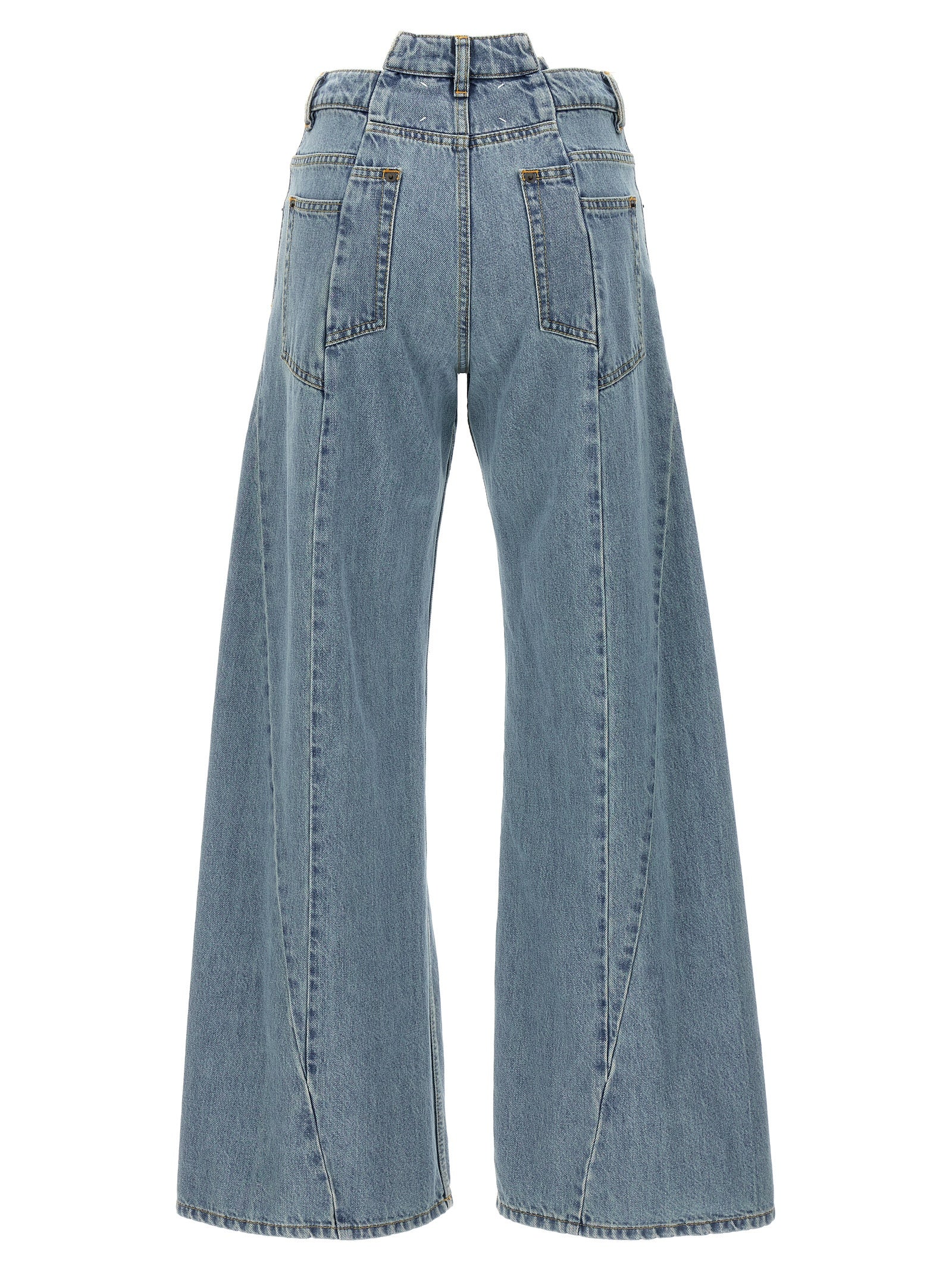 Maison Margiela Women Jeans Asymmetrical Waist MAISON MARGIELA