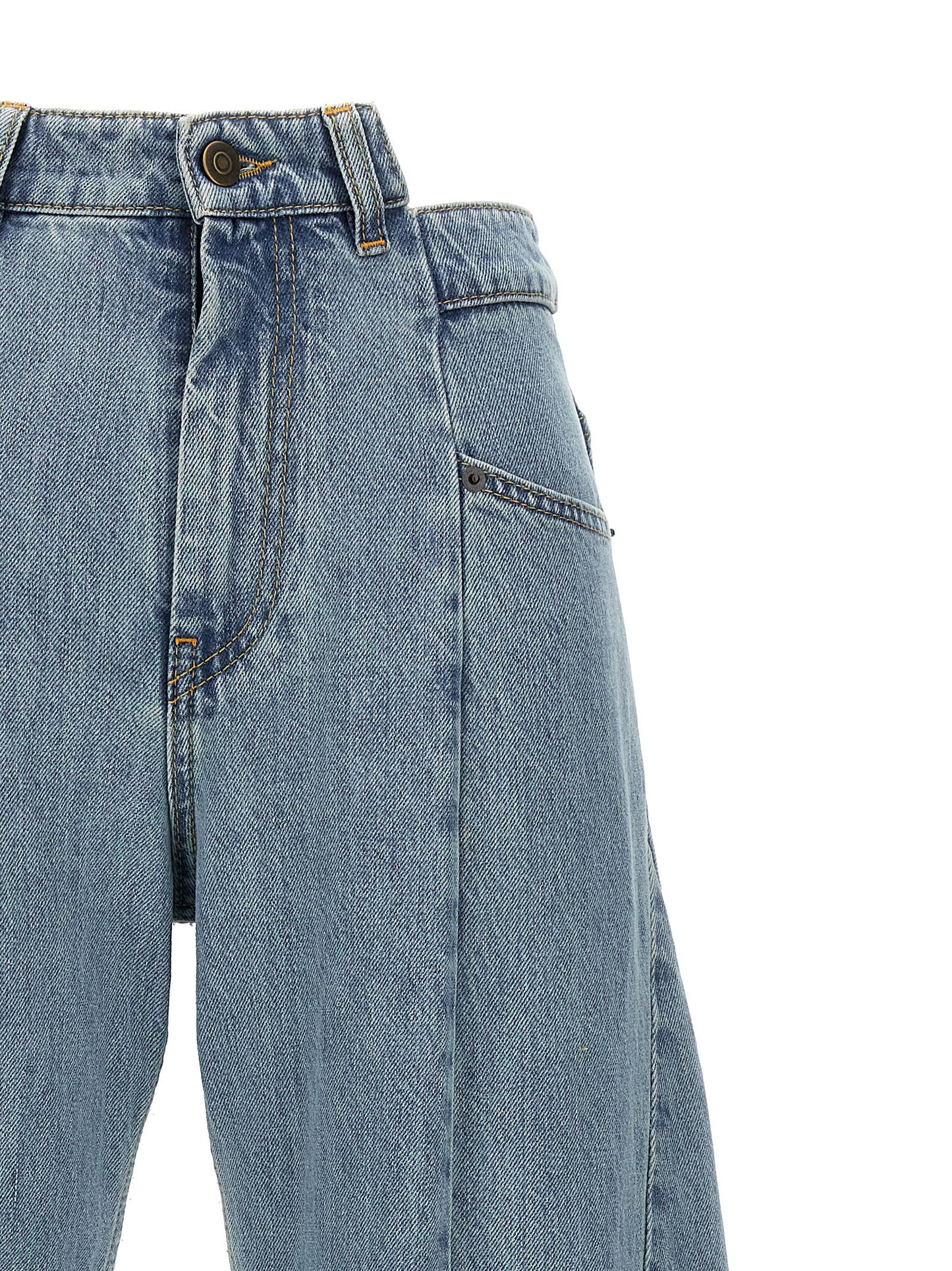 Maison Margiela Women Jeans Asymmetrical Waist MAISON MARGIELA