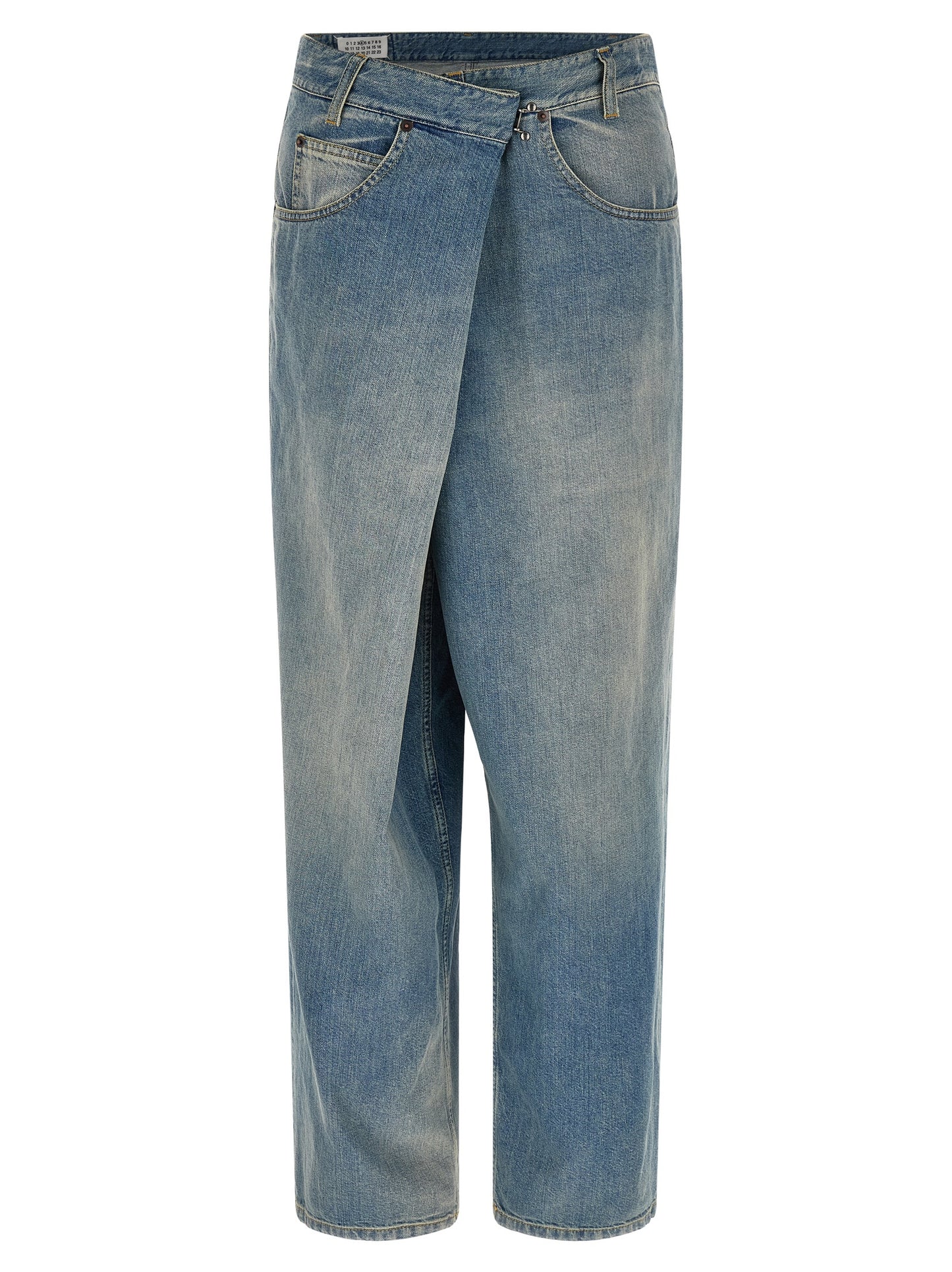 Maison Margiela Women 'Wrap' Asymmetric Closure Jeans MAISON MARGIELA