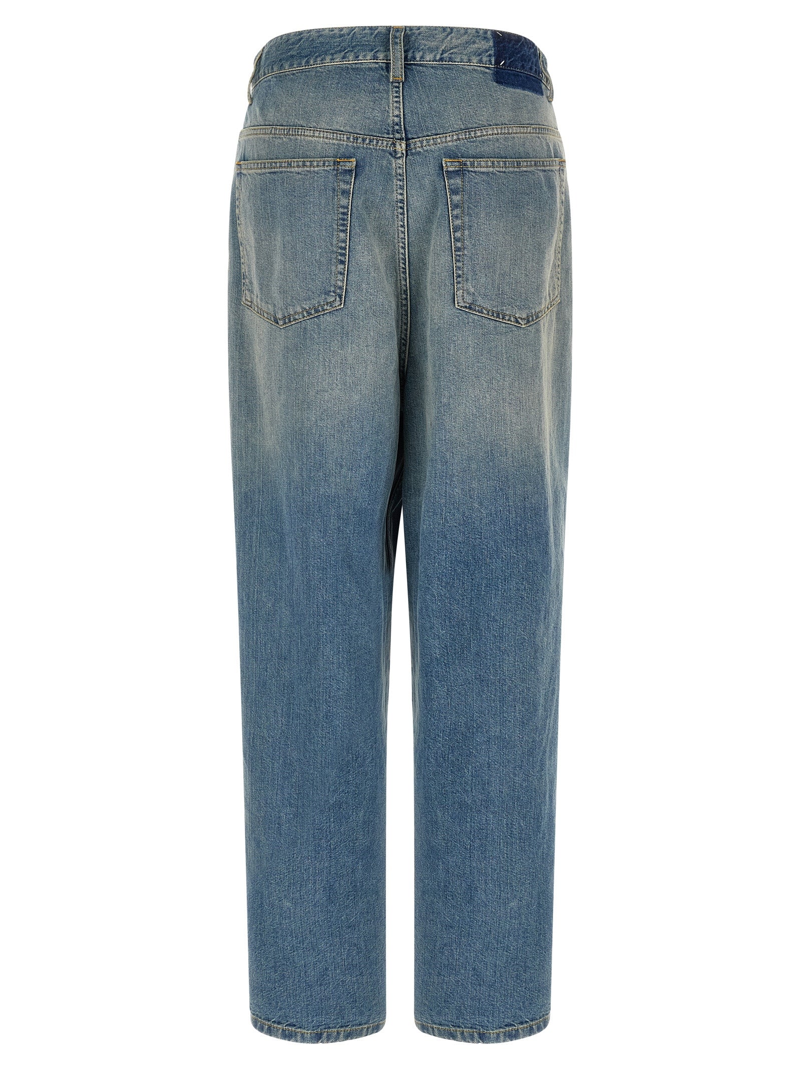 Maison Margiela Women 'Wrap' Asymmetric Closure Jeans MAISON MARGIELA