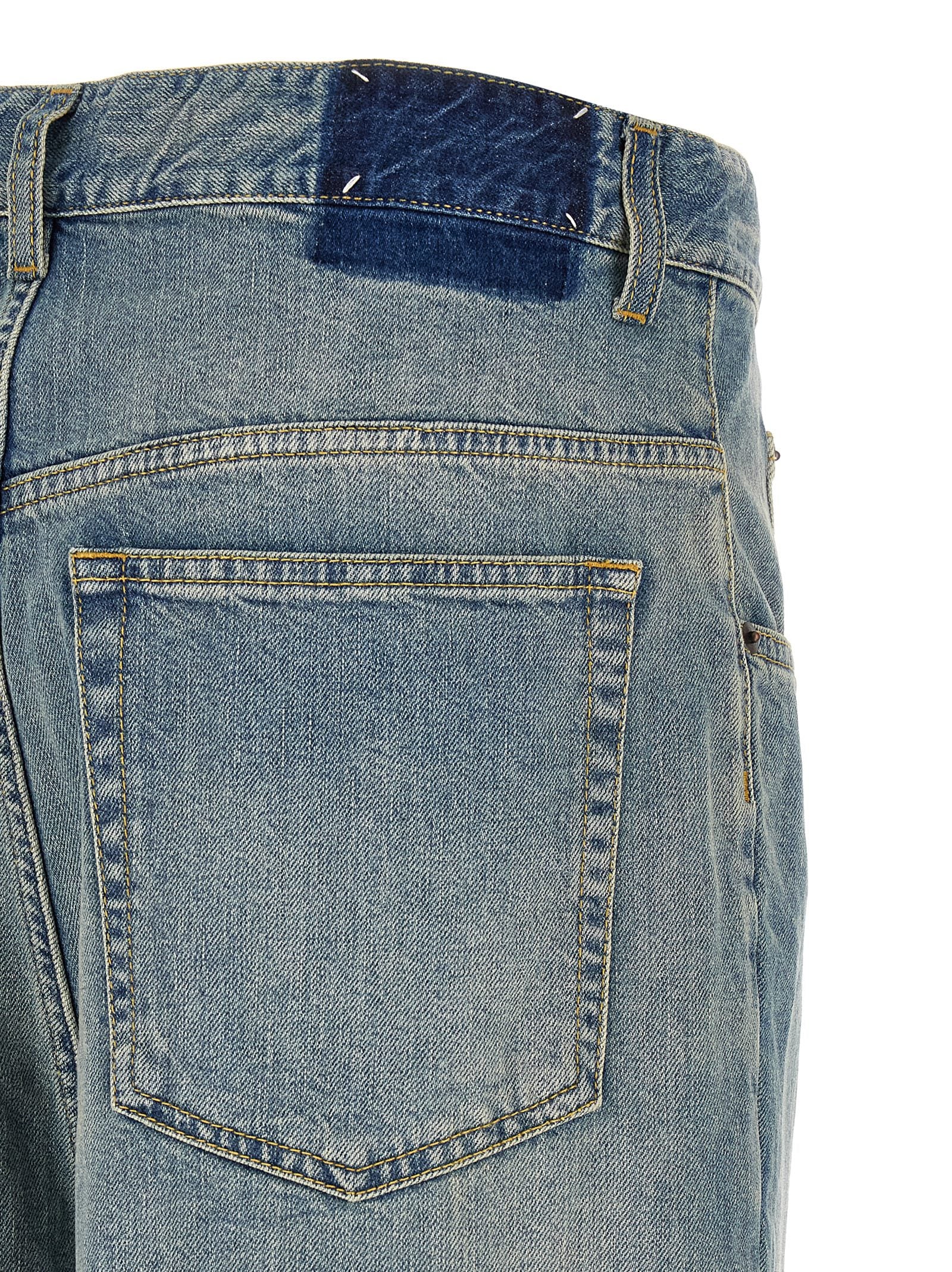 Maison Margiela Women 'Wrap' Asymmetric Closure Jeans MAISON MARGIELA