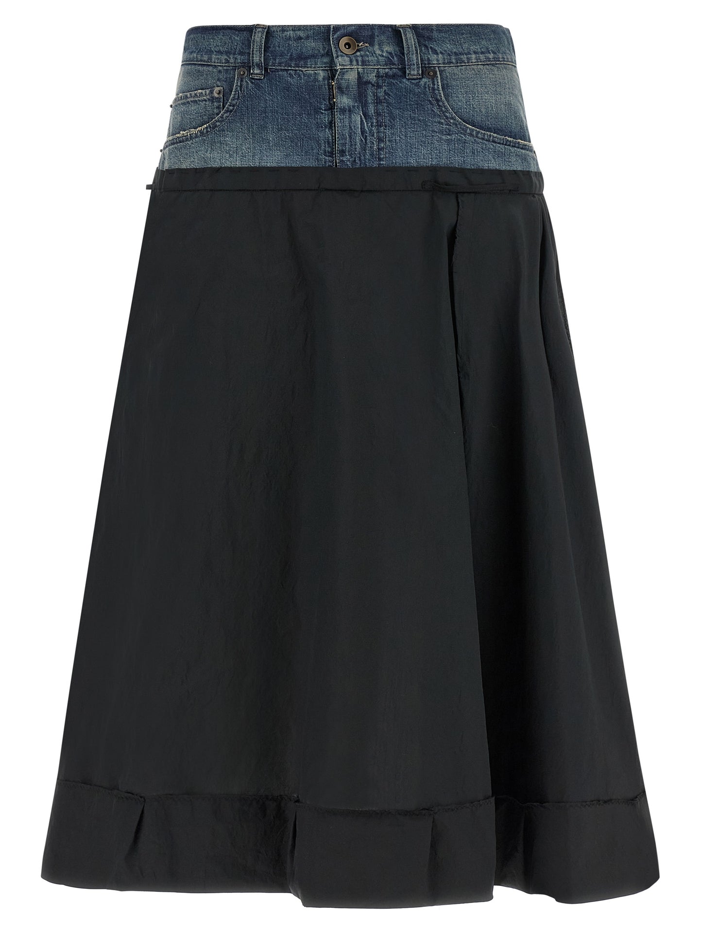 Maison Margiela Women Denim Insert Skirt MAISON MARGIELA