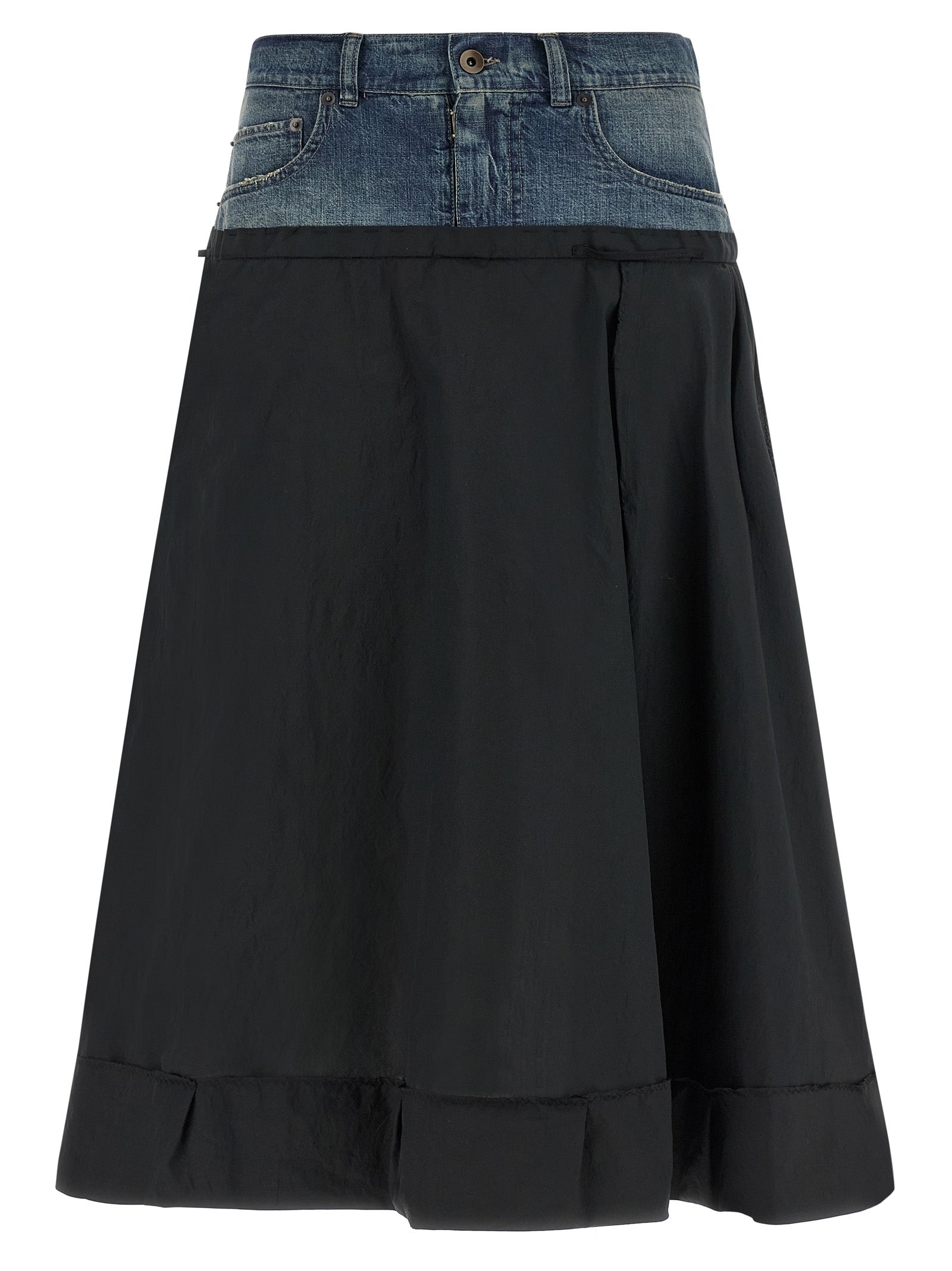 Maison Margiela Women Denim Insert Skirt MAISON MARGIELA