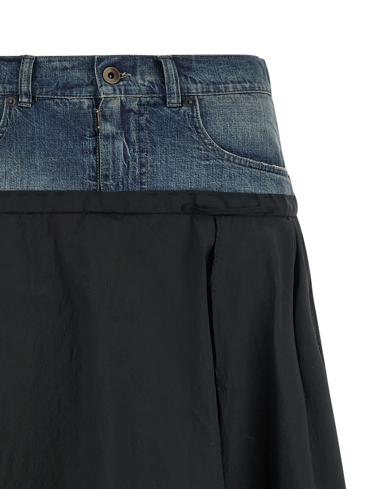 Maison Margiela Women Denim Insert Skirt MAISON MARGIELA