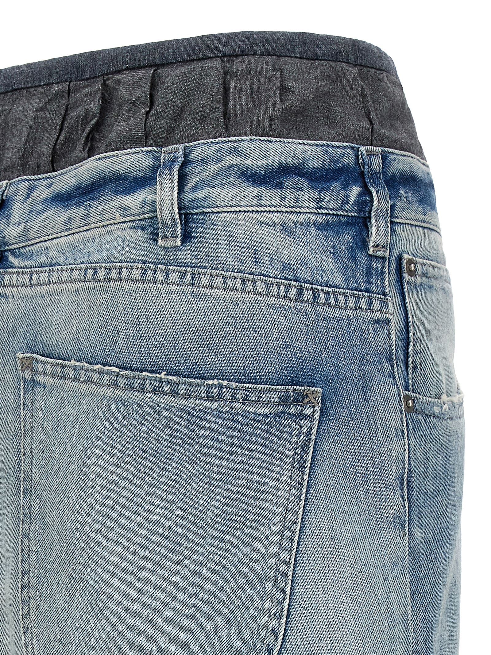 Maison Margiela Women Slits Denim Skirt MAISON MARGIELA