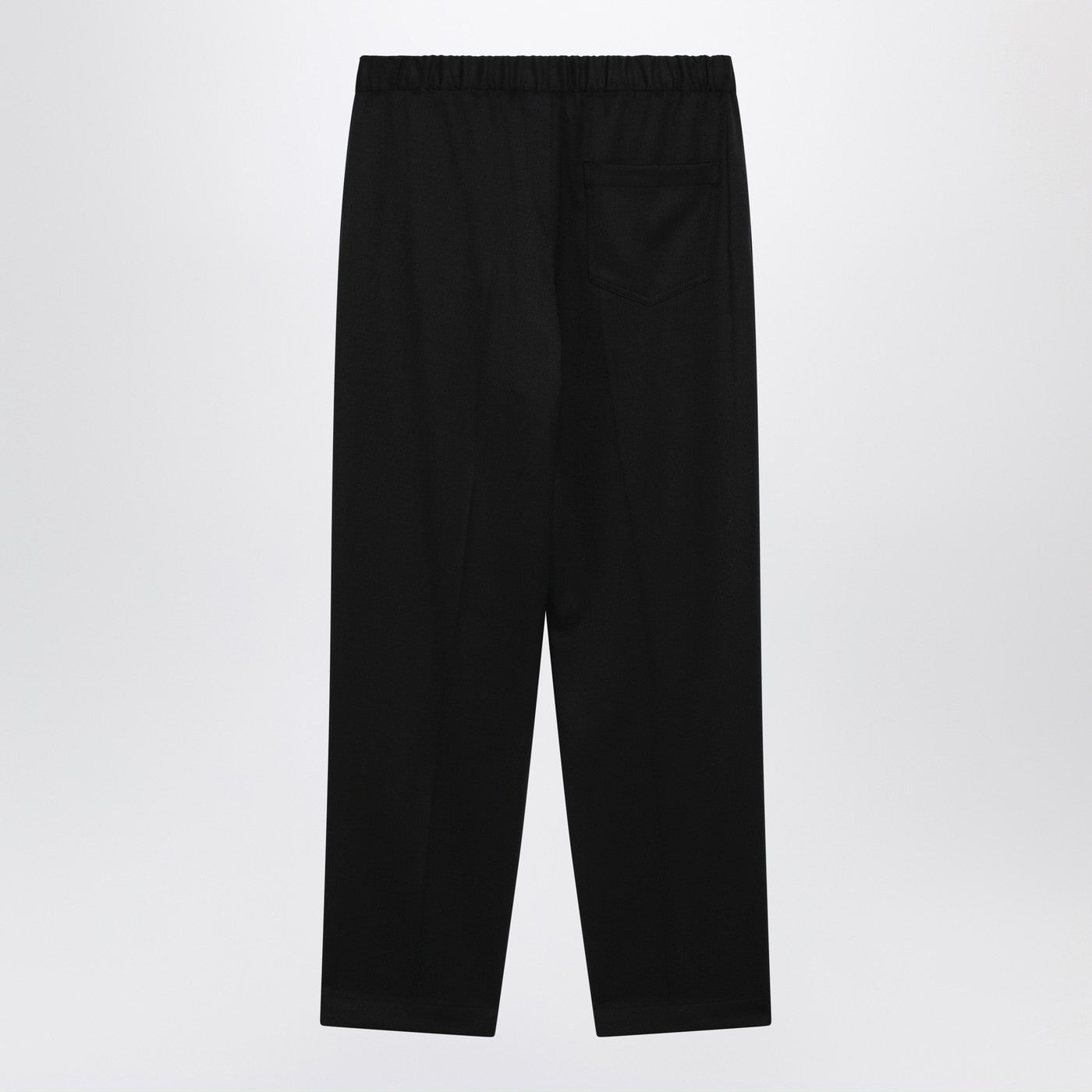 Mm6 Maison Margiela Black Wool-Blend Trousers Women MM6 MAISON MARGIELA