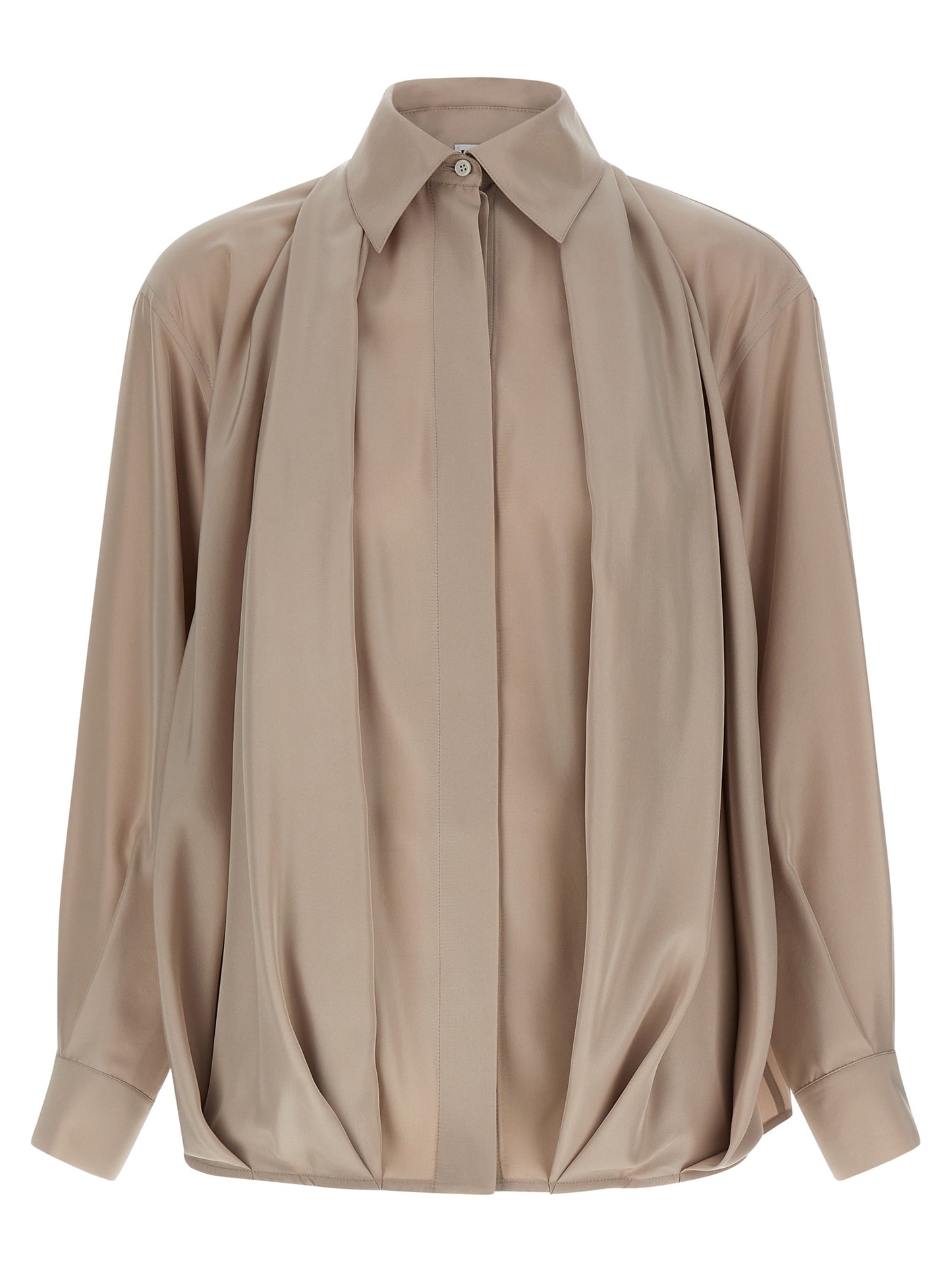 Loewe Women Silk Draped Shirt LOEWE