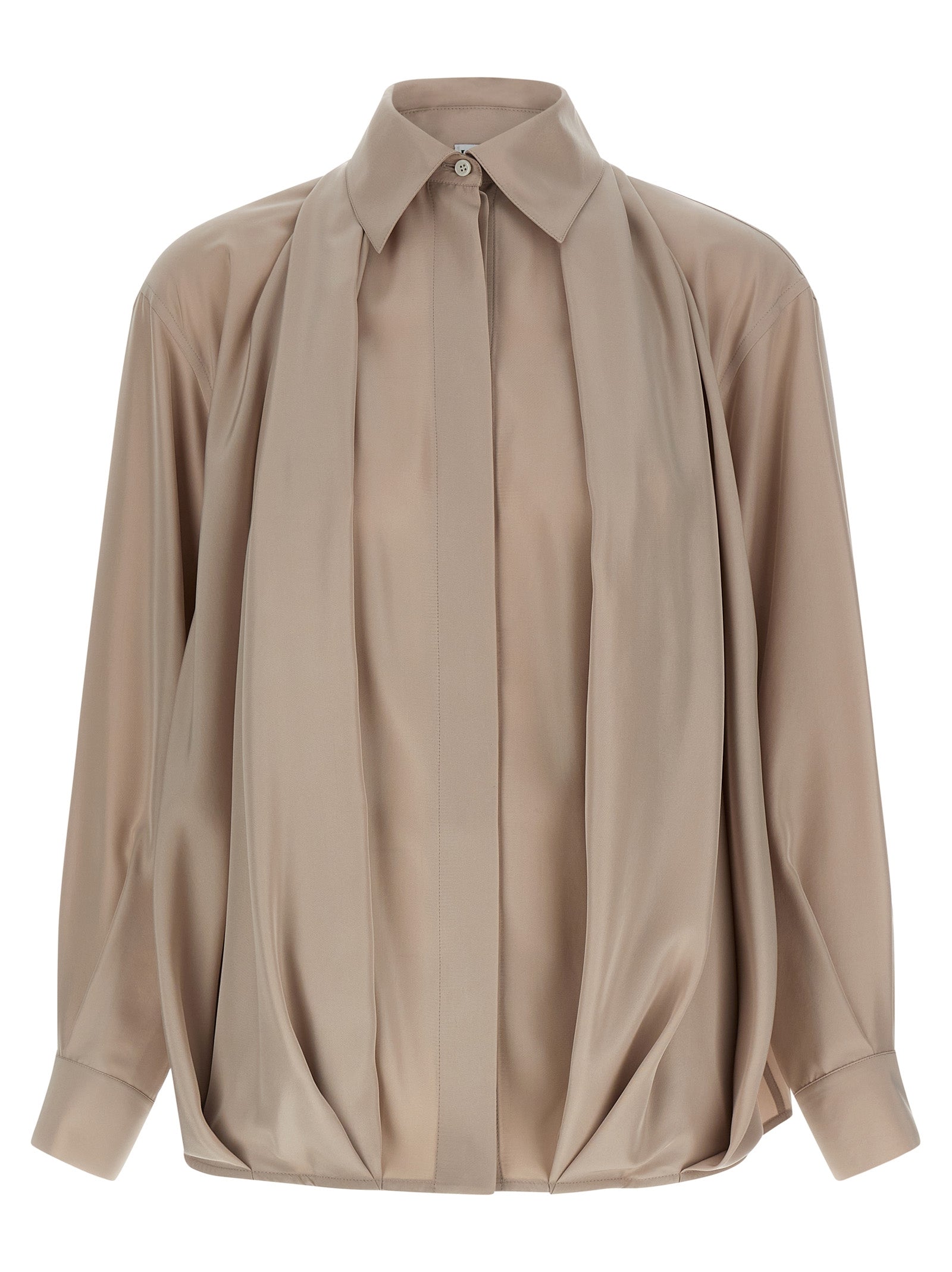 Loewe Women Silk Draped Shirt LOEWE