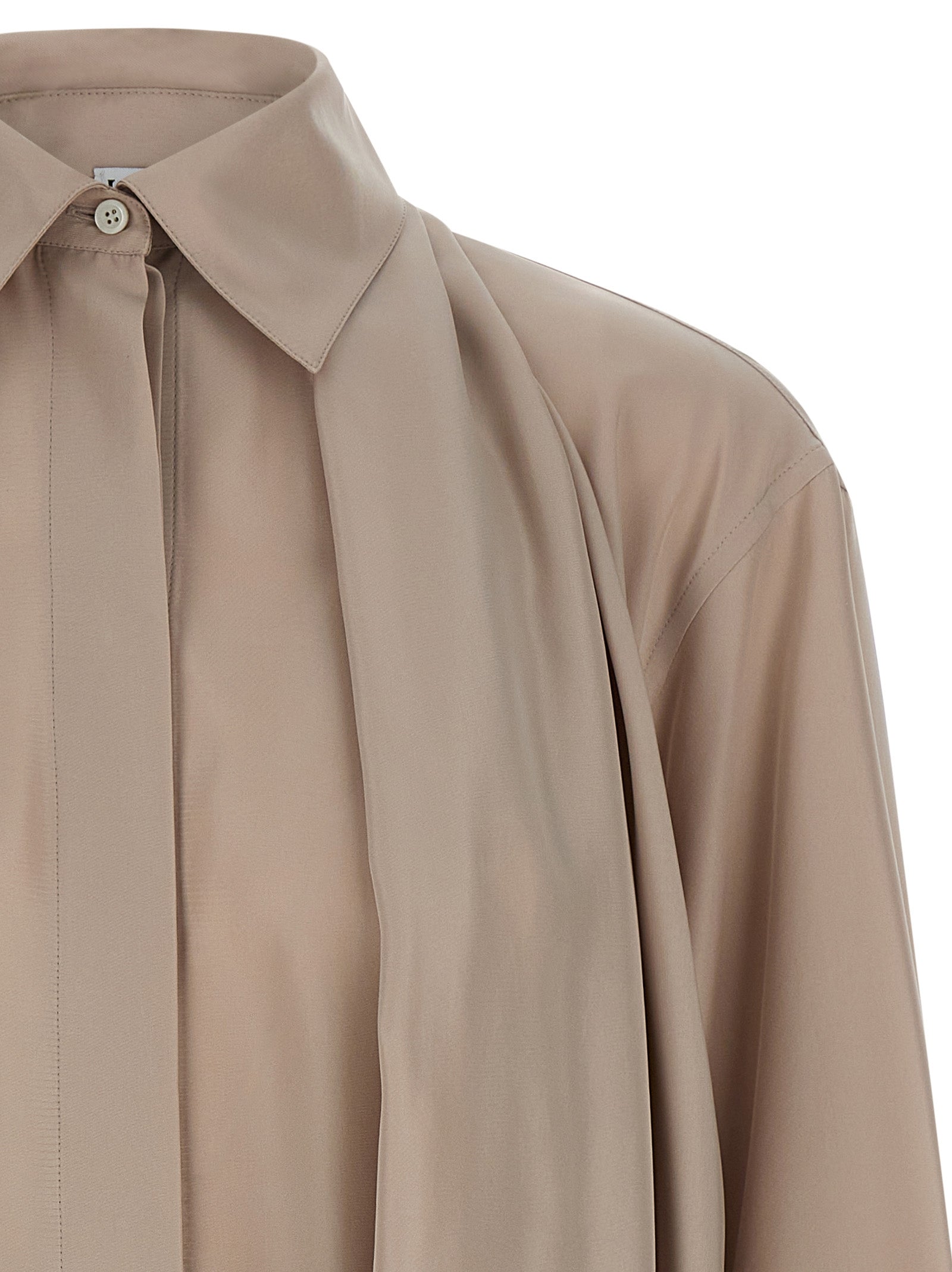 Loewe Women Silk Draped Shirt LOEWE