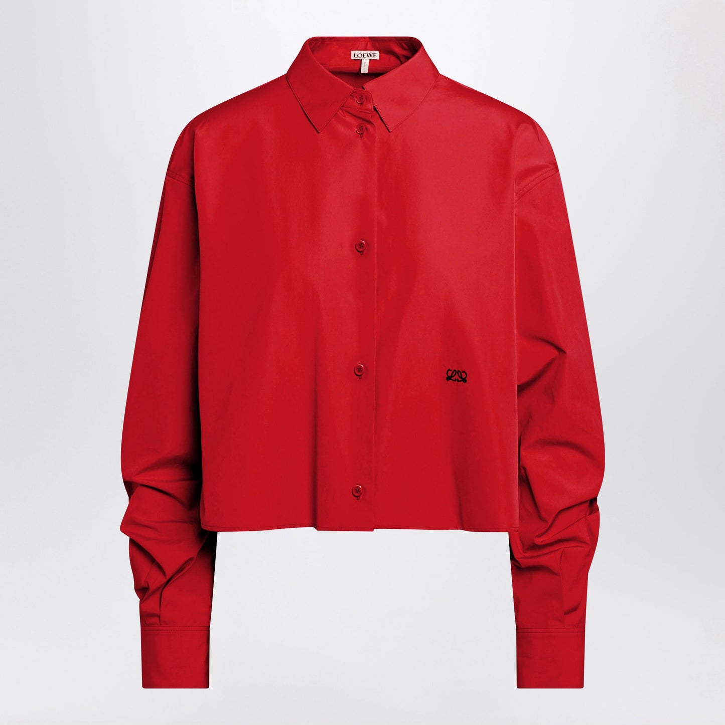 Loewe Red Cotton Shirt Women LOEWE